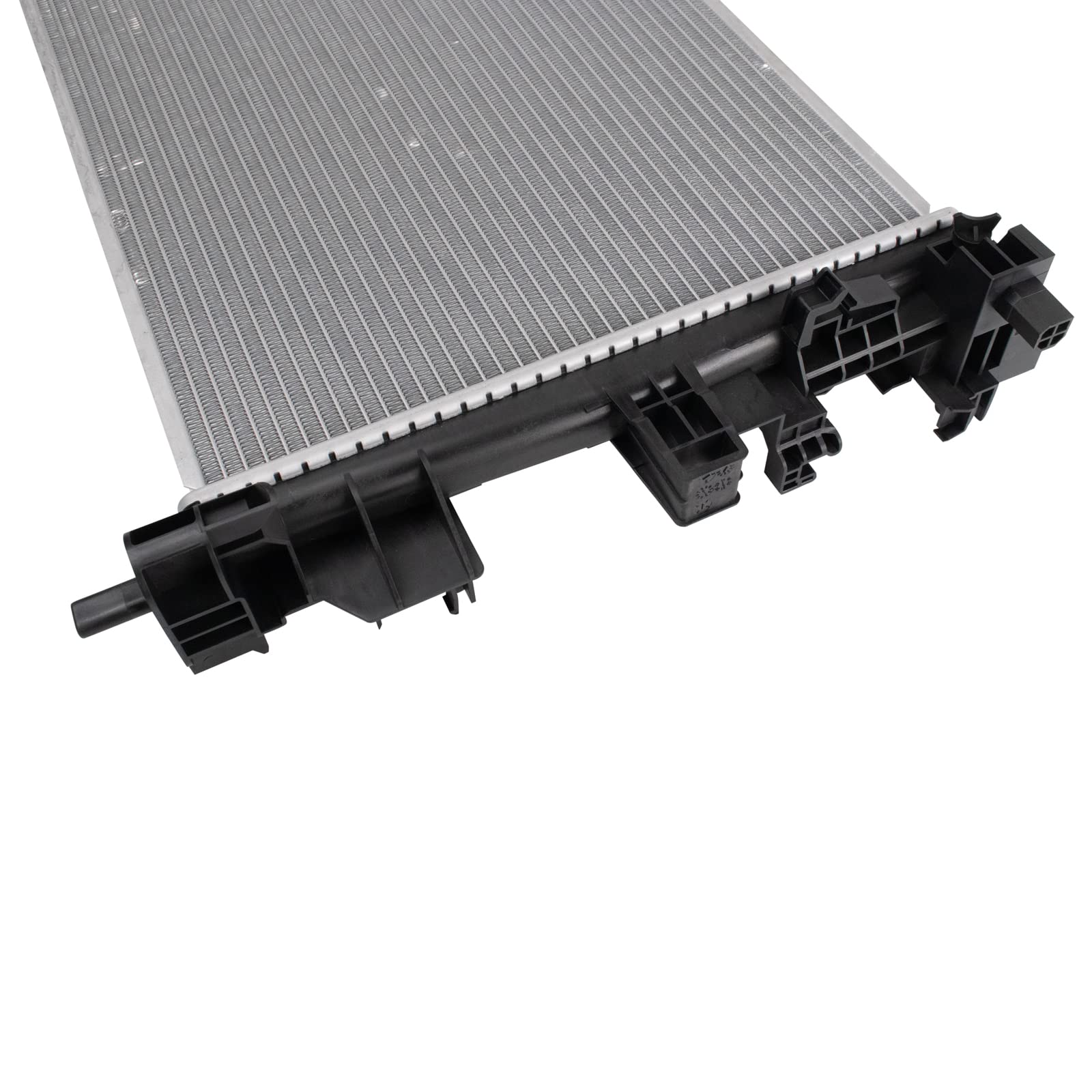 Trq Radiator Assembly Aluminum Core Compatible With 16-18 Fiat 500X 15-21 Jeep Renegade Ram Promaster City Cu13533