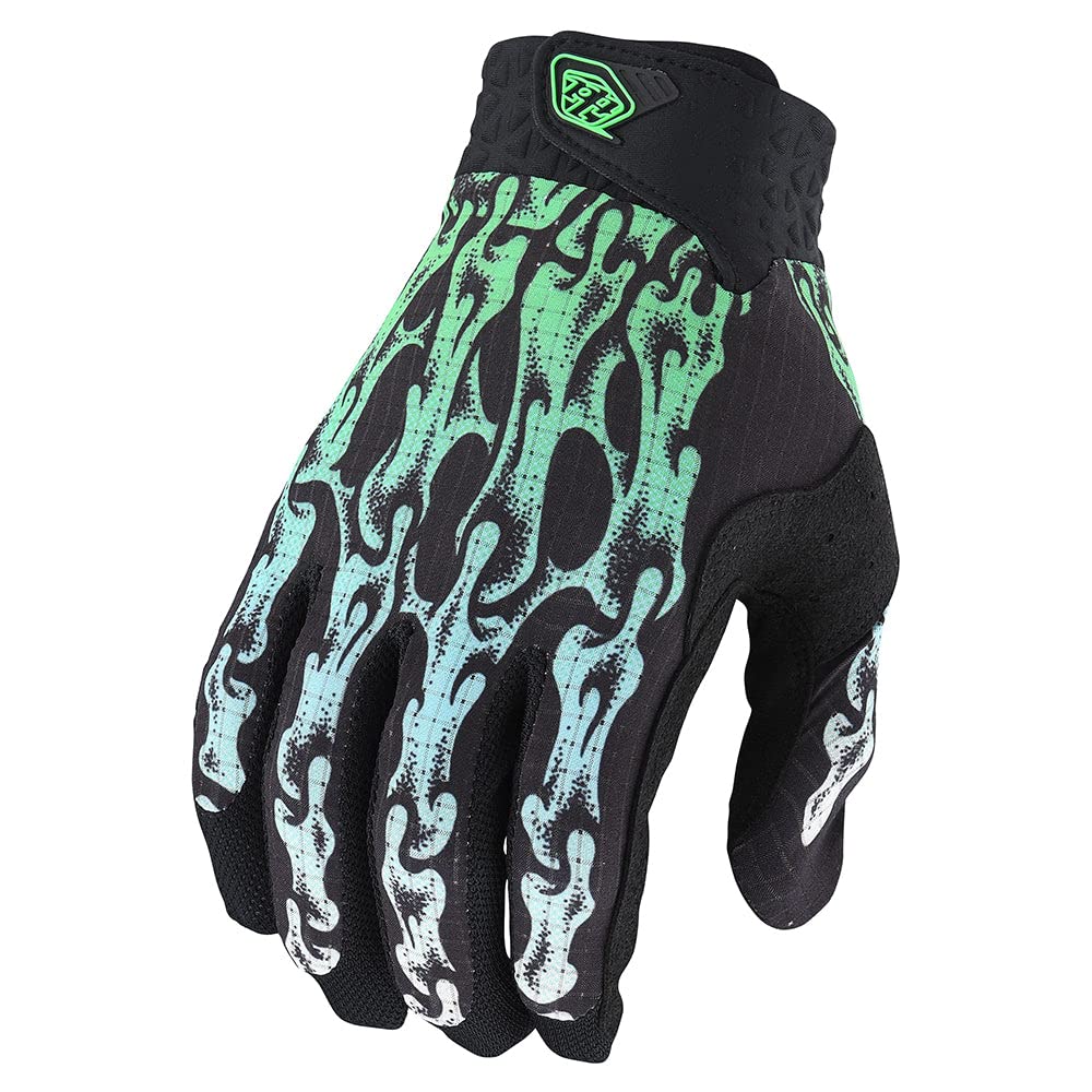 Troy Lee Designs X Oakley Vision Air Glove for Mountain Bike/BMX/Motorcycle/Dirtbike, Breathable, Silicon Grips Youth AIR Glove;