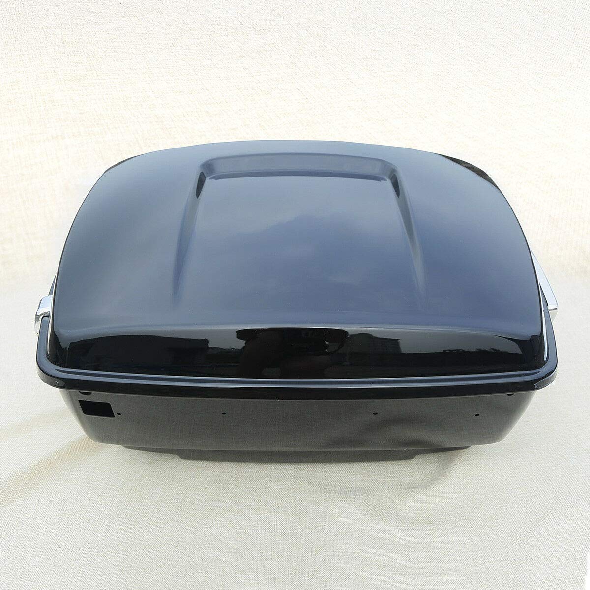 SLMOTO King Tour Pack Trunk w/Premium Tour Pack Luggage Rack Trunk Wrap Backrest Fit for Harley CVO Road King Road Glide Street