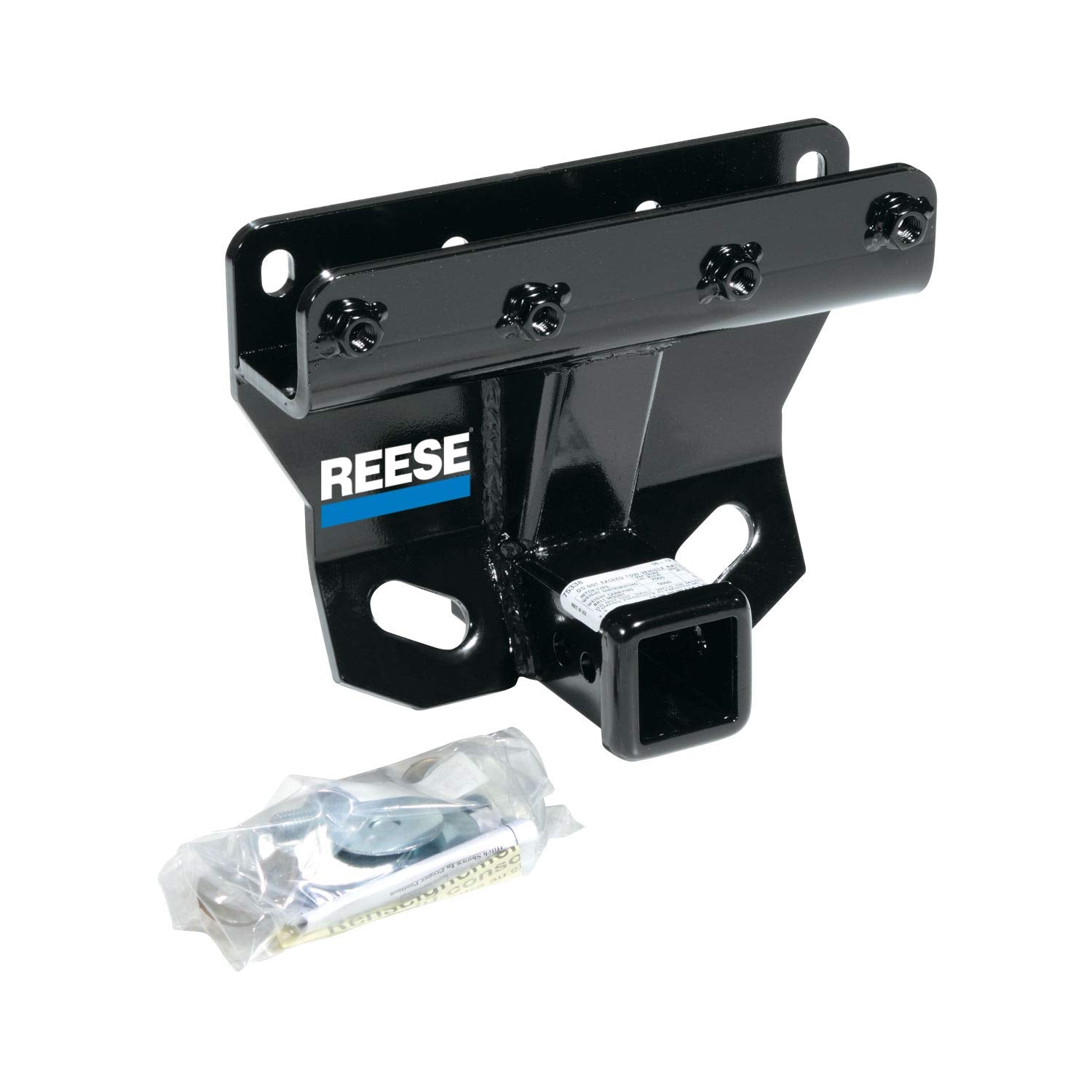 Reese 44748 Class Iii-Iv Custom-Fit Hitch With 2 Square Receiver Opening, Includes Hitch Plug Cover , Black
