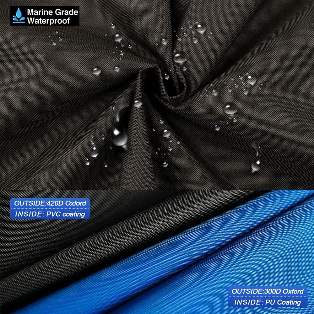 Kayme Atv Cover Waterproof Outdoor Heavy Duty, 4 Wheeler Quad Cover All Weather Rain Snow Uv Protection, Fits For Kawasaki, Polaris, Honda, Can-Am,Yamaha, Arctic Cat, Suzuki Etc. (100X43X48 Inch)