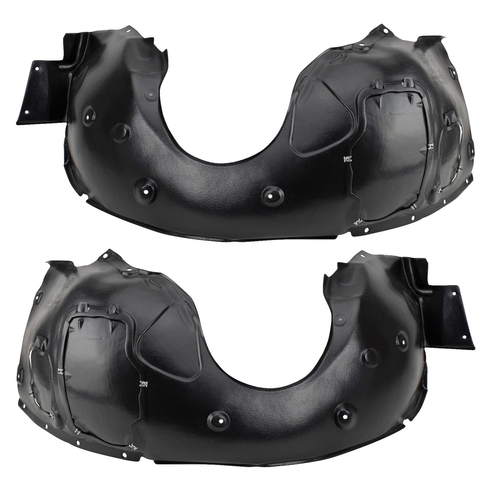 Trq Front Inner Fender Liner Set Compatible With 2003-2008 Bmw Z4 Bm1248113 Bm1249113
