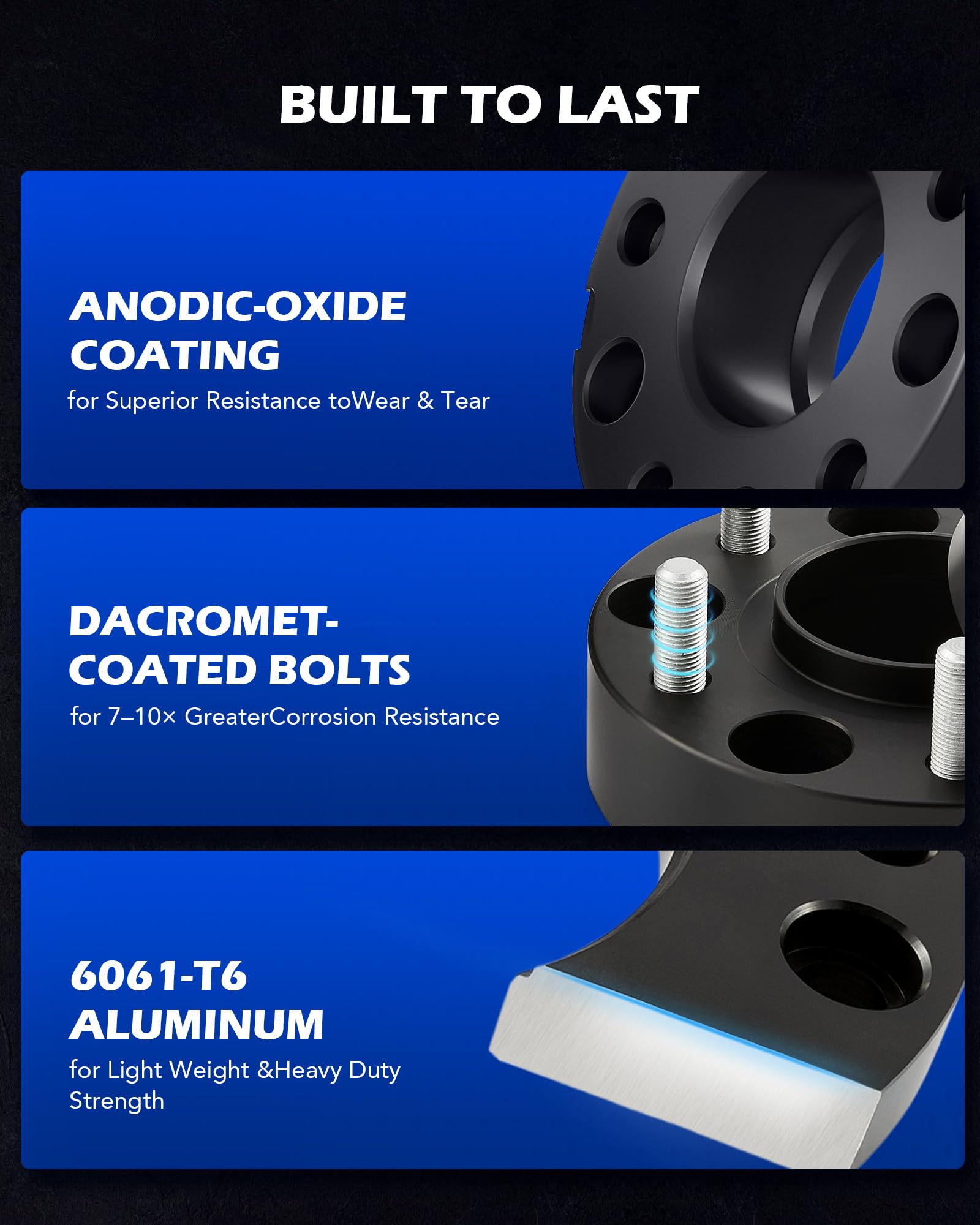 Orion Motor Tech 5X5 Wheel Spacers Compatible With Jeep Wrangler Jk Grand Cherokee Commander, 1.5'' Wheel Spacers With 1/2X20 St