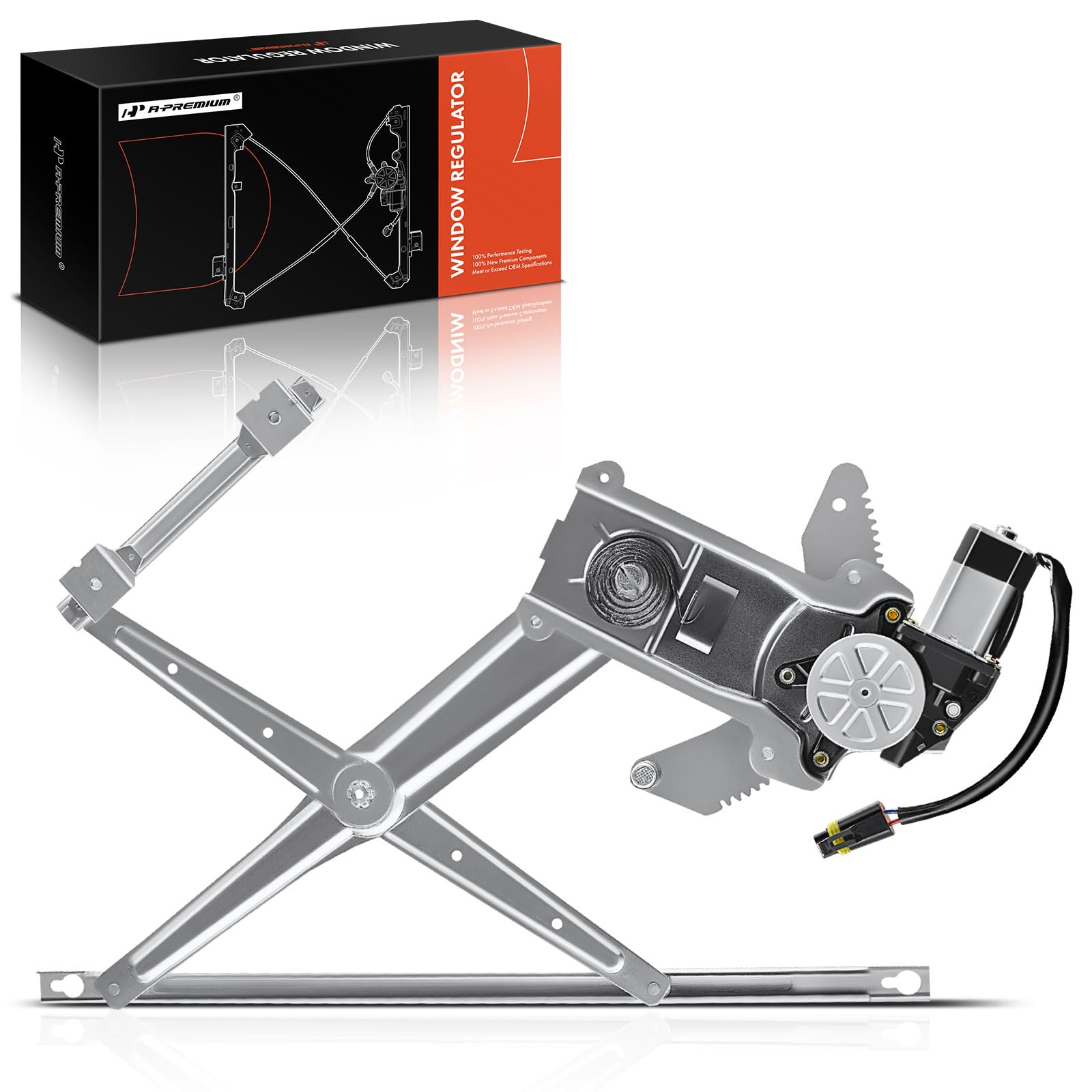 A-Premium Power Window Regulator With Motor Replacement For Dodge Ram 1500 1994-2001 Ram 2500 3500 1994-2002 Front Left Driver S