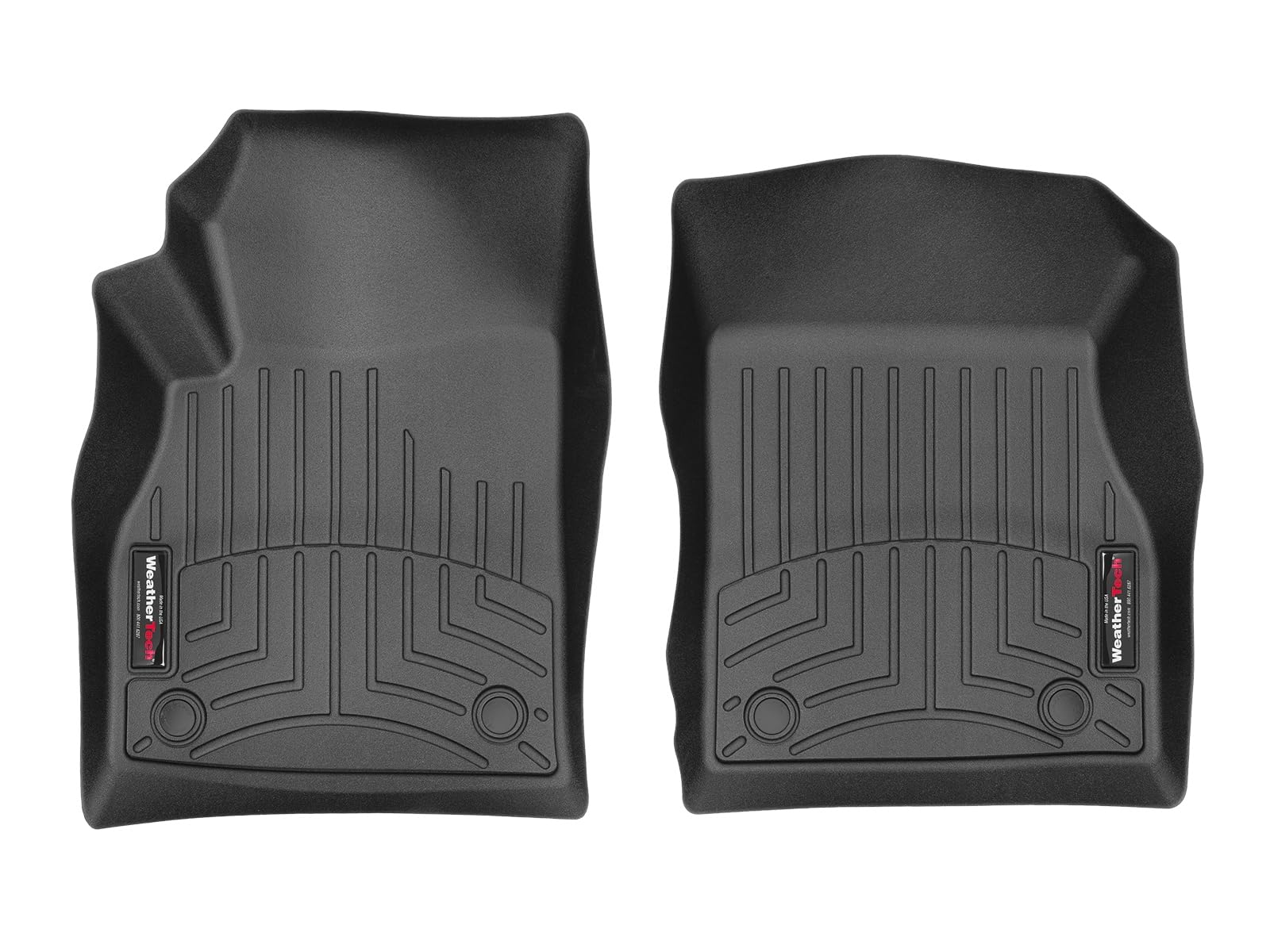 WeatherTech Custom Fit FloorLiners for Chevrolet Cruze - 1st Row (445231), Black