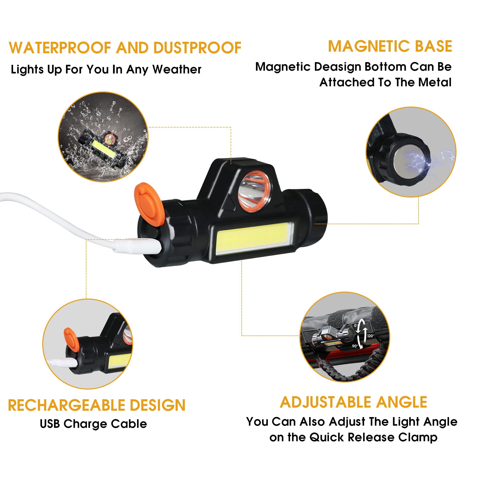 Sukemichi Handles Grab Roll Bar Grab Handles With Light For Jeep Wrangler Accessories Tj Jk Jl Yj Unlimited Rubicon Sahara 2 Doo