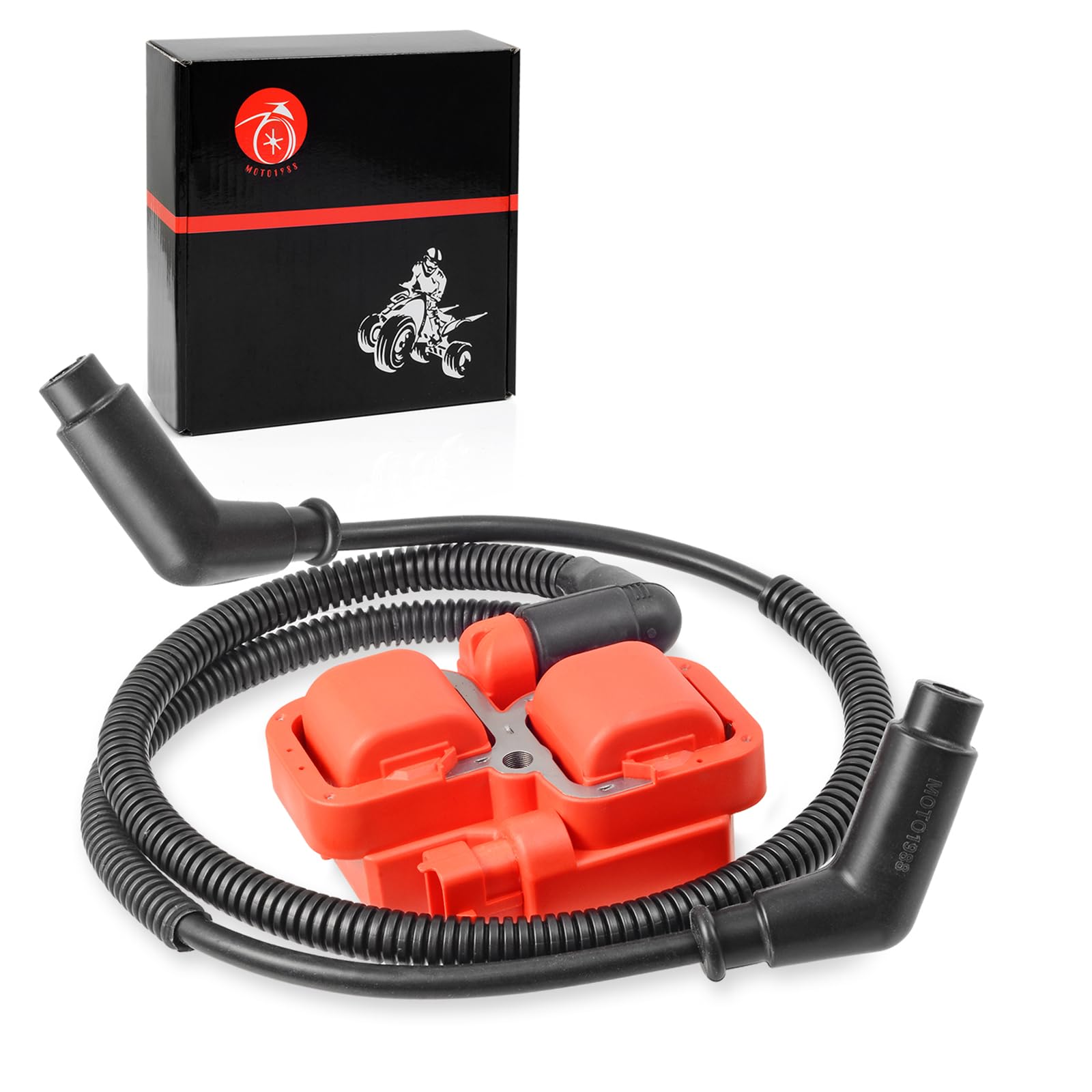 Ignition Coil Pack and Spark Plug Wire Cap For Can Am Commander Maverick Outlander Renegade MAX 500 570 650 800 800R 1000 1000R