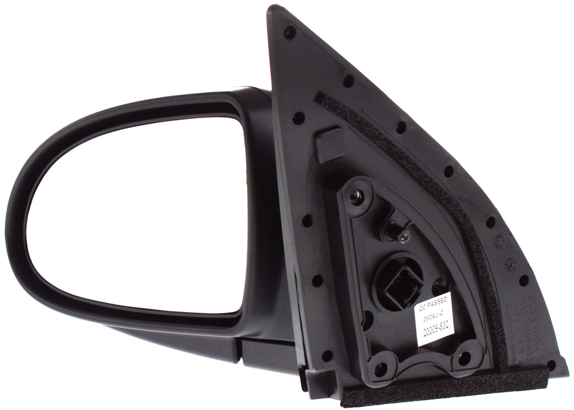 Kool Vue Driver Side Mirror Compatible With 2006-2009 Hyundai Accent Manual Folding, Heated, Paintable, Power Glass - Hy1320158