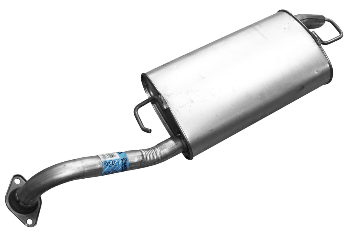 Walker Quiet-Flow SS 53720 Direct Fit Exhaust Muffler Assembly 2 Inlet (OD) 2 Outlet (OD) for Toyota Corolla