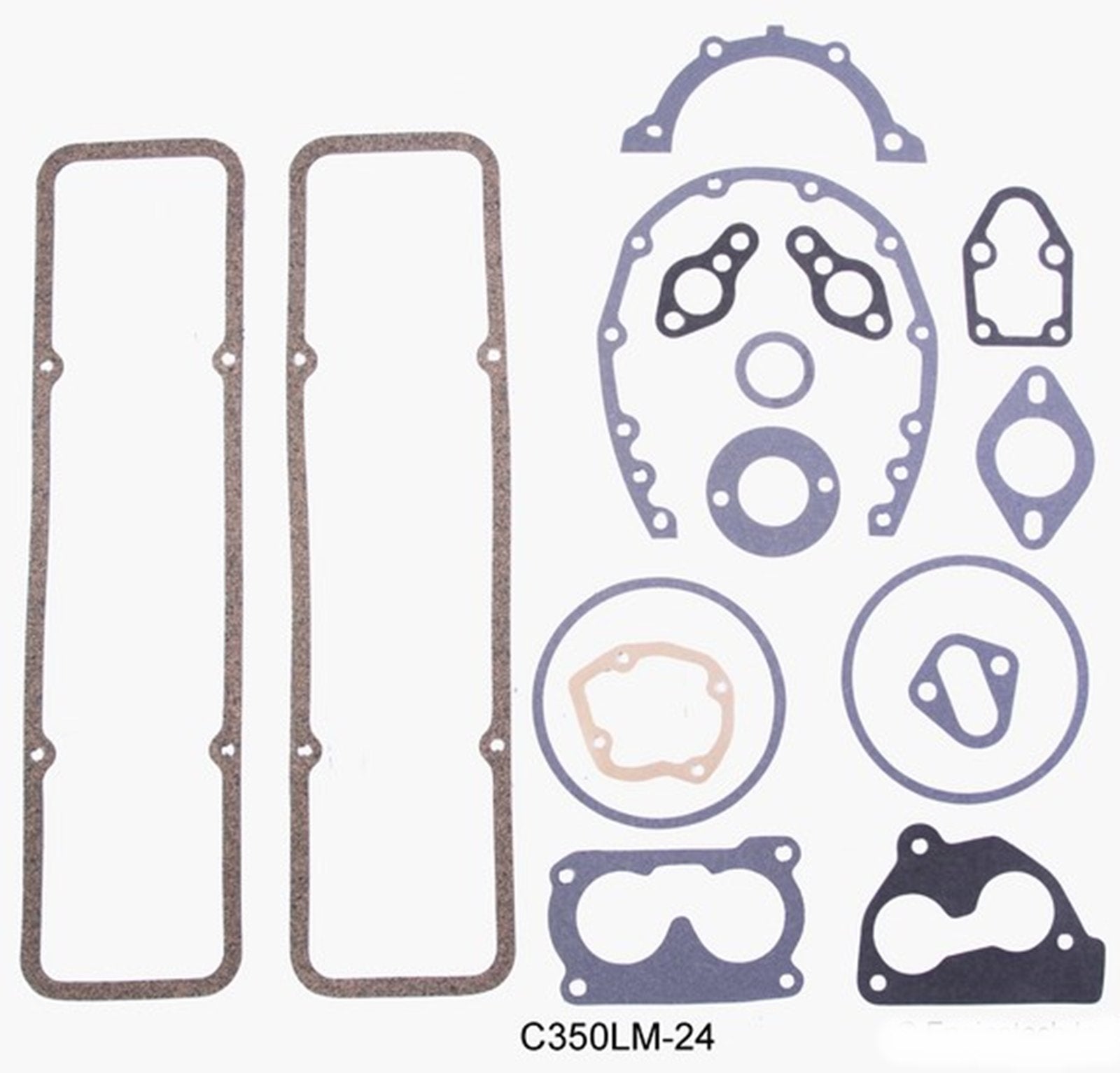 Enginetech Master Engine Rebuild Kit for 1993-1995 Chevrolet SBC 350 5.7L V8 with Stage-4 HP Cam & Flat-Top Pistons