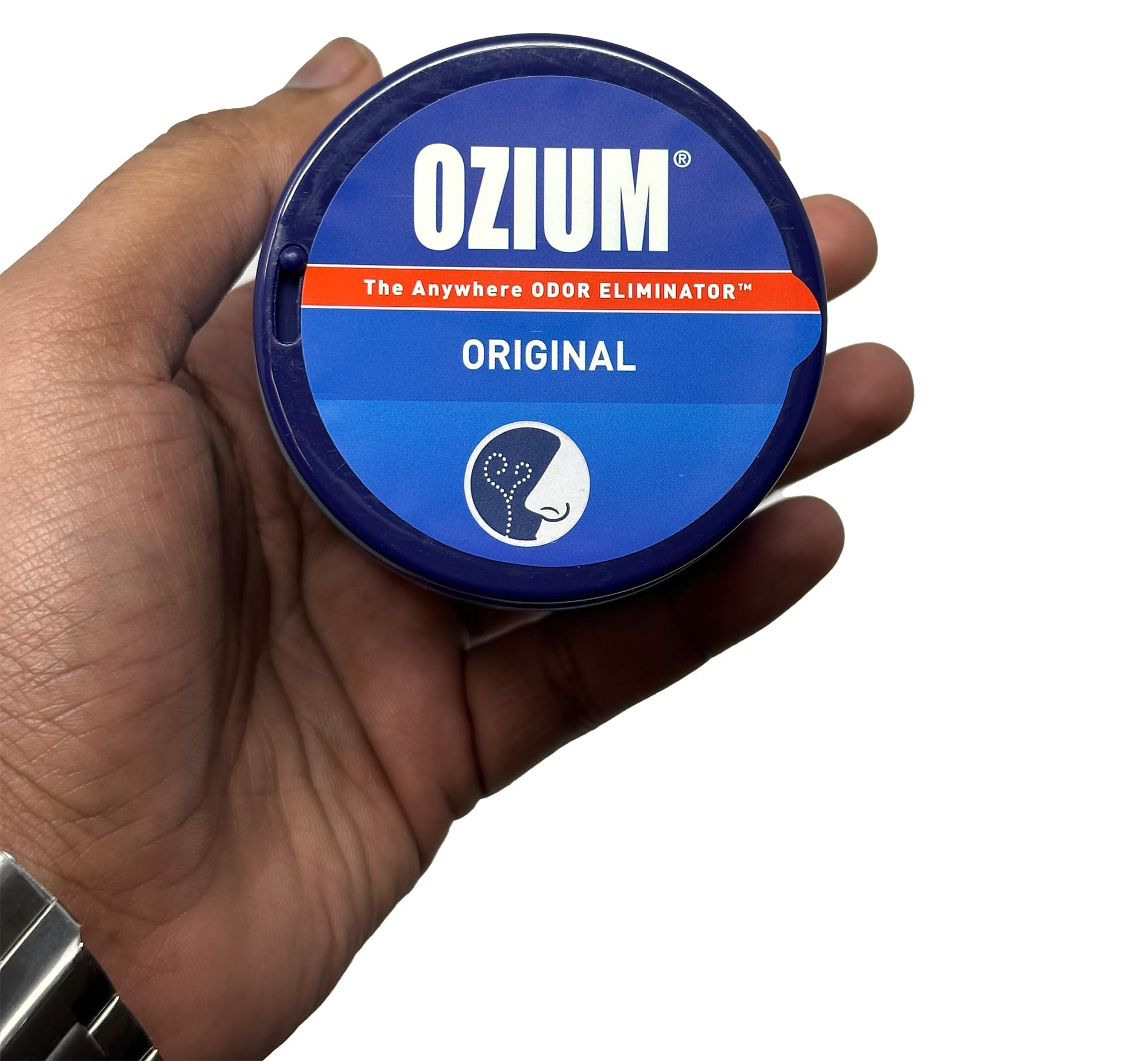 Ozium Air Sanitizer 4.5 oz Gel: Odor Eliminator for Strong Odor, Car Air Freshener (Original, 1 Pack)