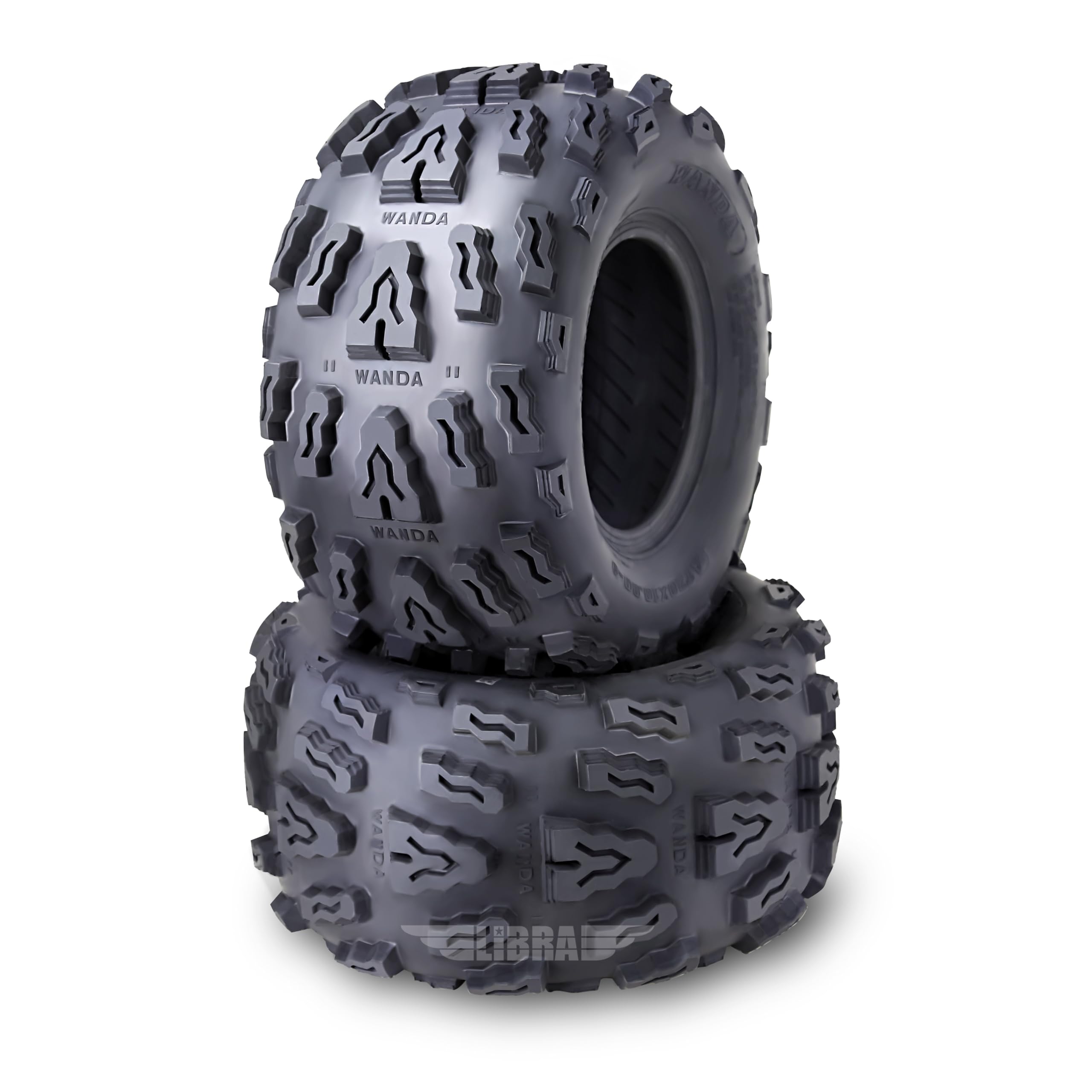 WANDA Set of 2 Sport ATV tires 20x10-9 20x10x9 4PR Deep Tread