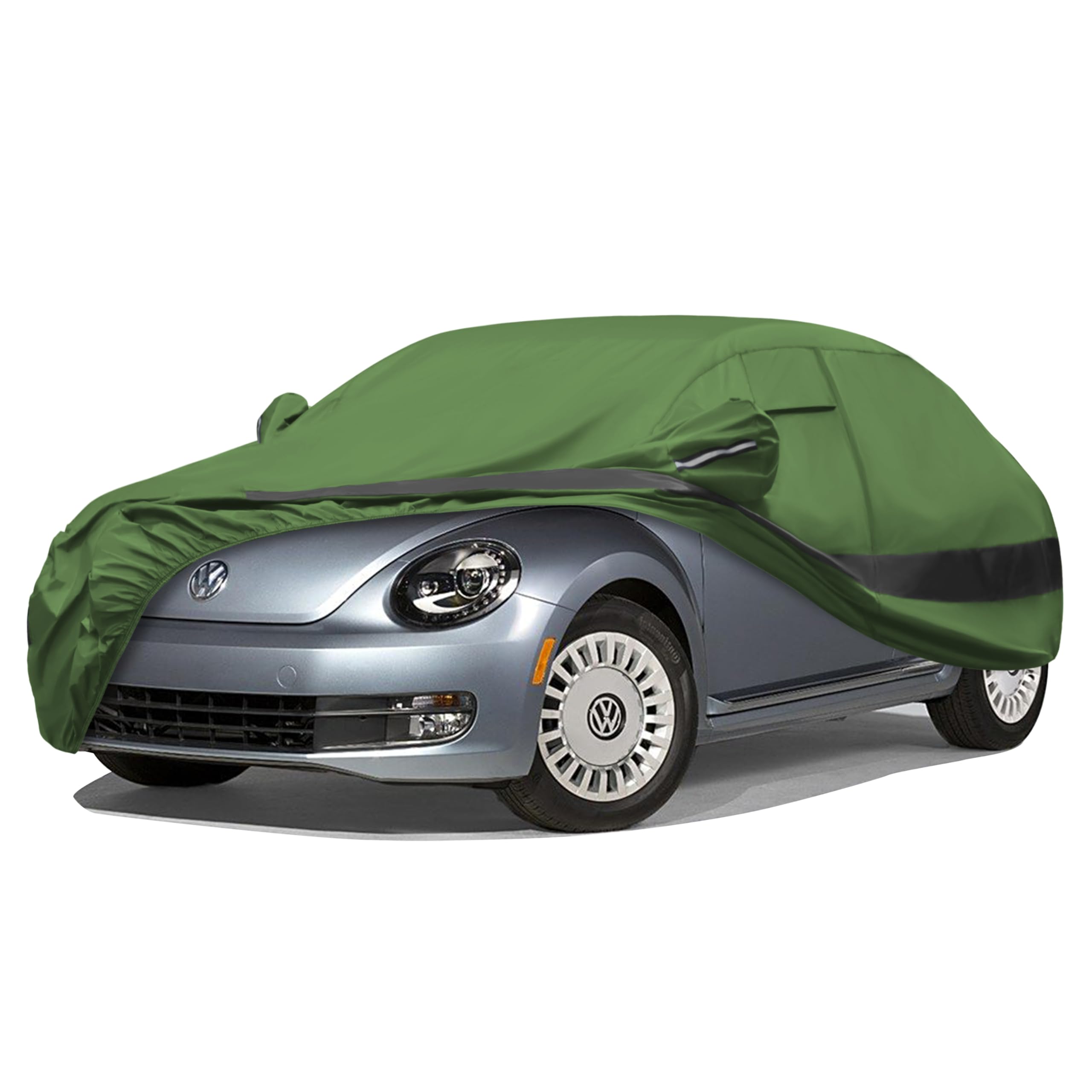 Jurmon Heavy Duty Outdoor Car Cover Intended For Beetle Bug,Waterproof All Weather For Automobiles, Outdoor Full Cover Rain Sun
