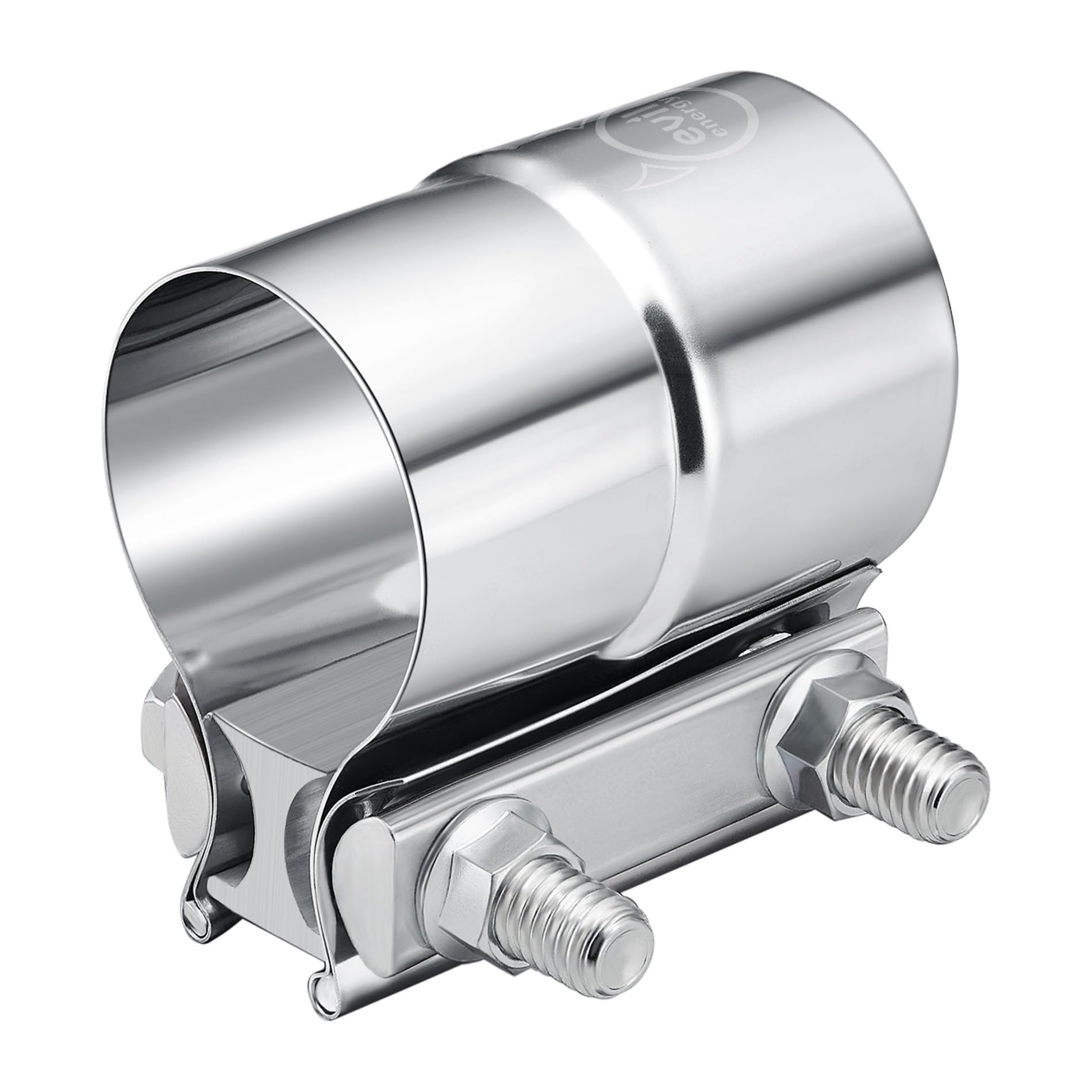 Evil Energy 2.75 ' ' Exhaust Clamp,2 3/4 ' ' Lap Joint Band Clamp Stainless Steel For Pipes,Mufflers,Catalytic Converters (4Pcs,