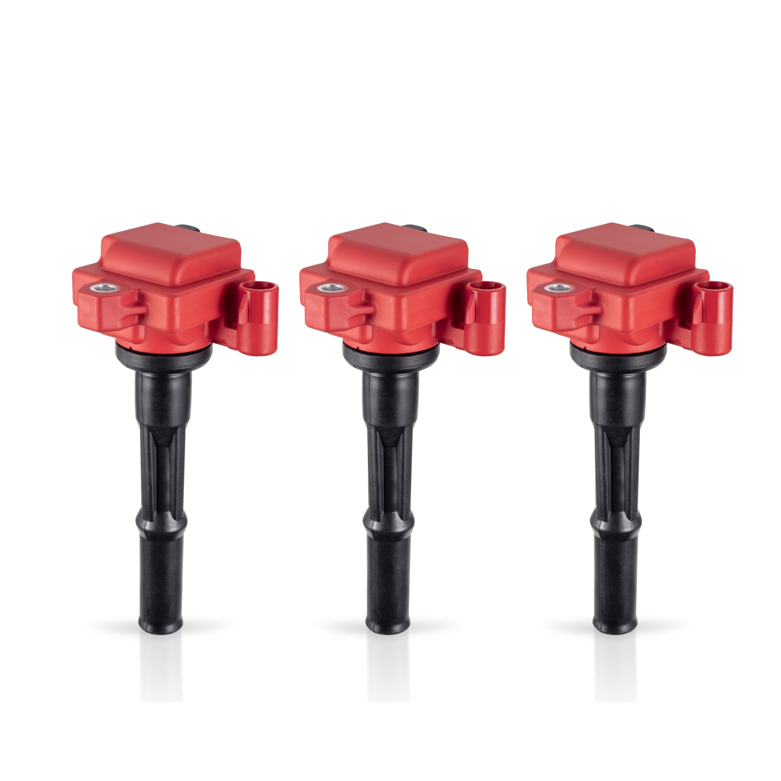 ENA Set of 3 Red Ignition Coil Pack 3.4 Compatible with Toyota 1996-2002 4Runner, 1995-1998 T100, 1995-2004 Tacoma, 2000-2004 Tu