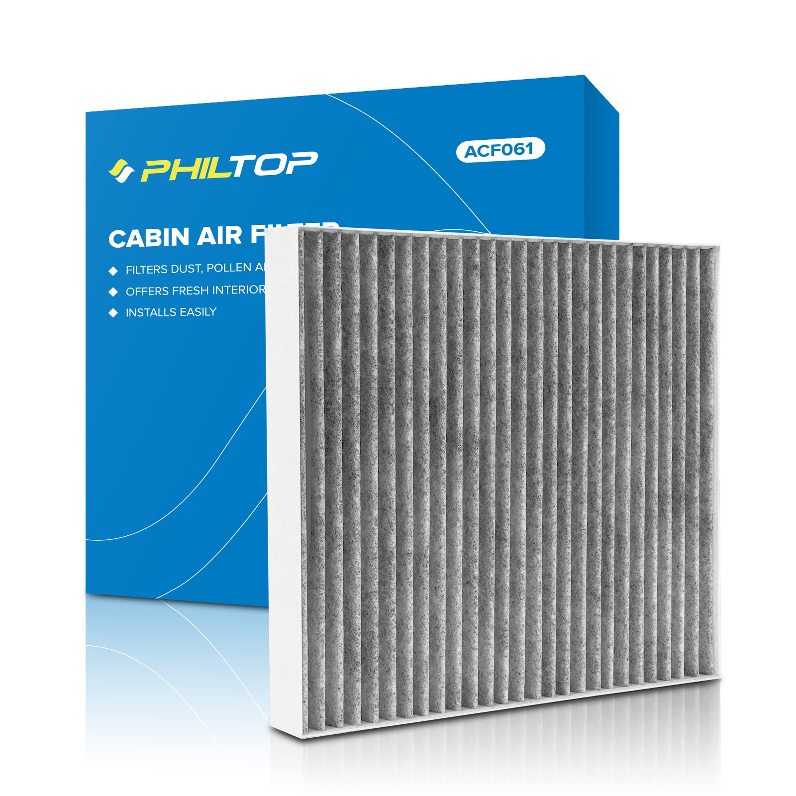 Philtop Acf061 (Cf10729) Premium Cabin Air Filter, Replacement For Cirrus (2007-2010), Avenger, Caliber, Journey, Compass, Patri
