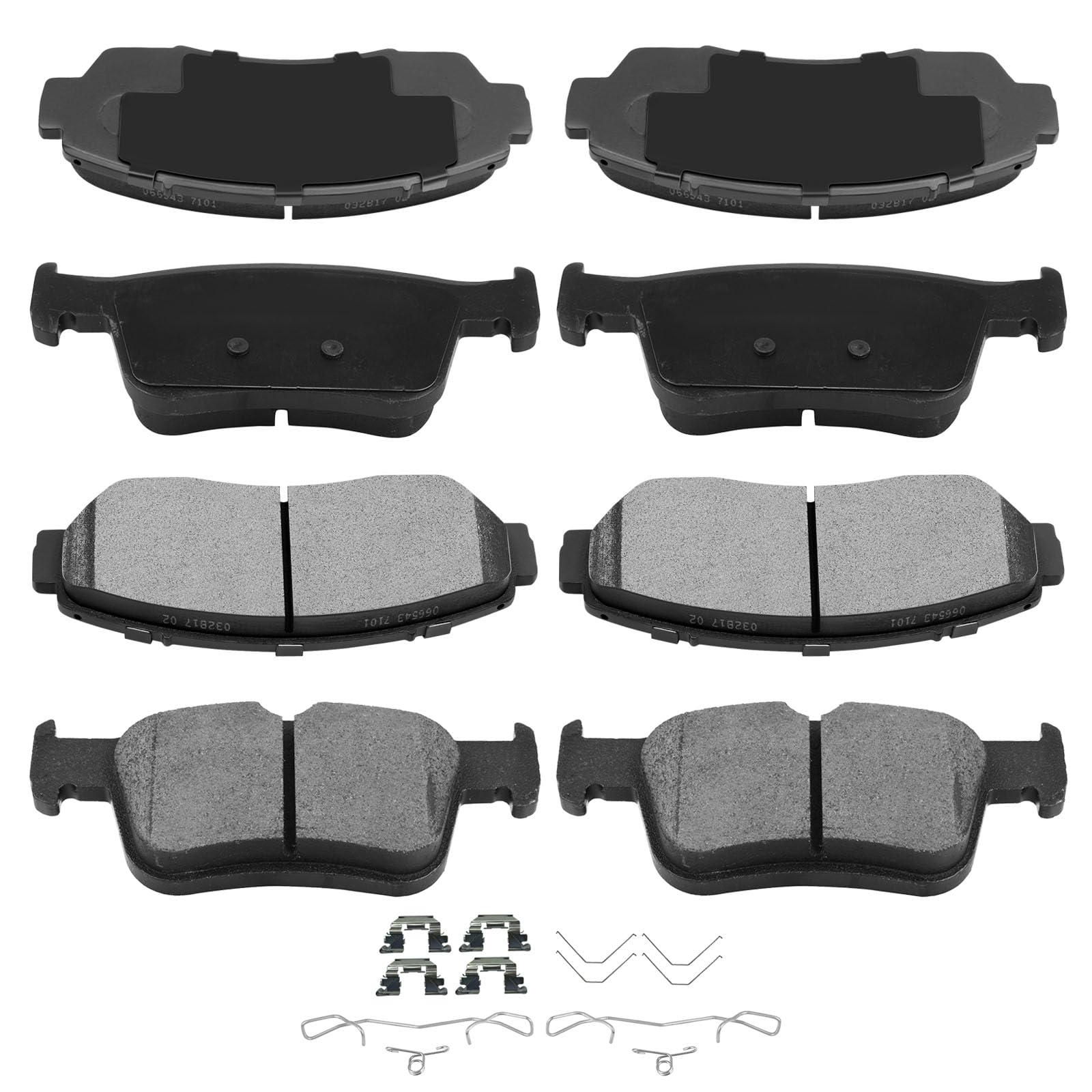 Automuto 8Pcs Front & Rear Ceramic Disc Brake Pads Set D1521 D2102 For Acura Tlx 2021-2023