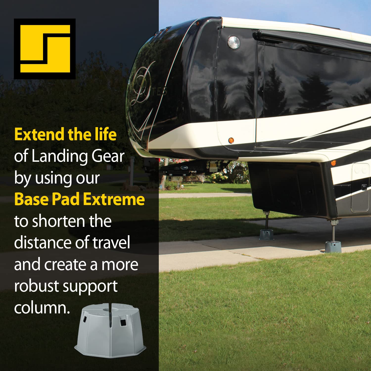 Stromberg Carlson LG-6 Dual Power Landing Gear Conversion Kit, 33-1/2'' Dual Power Conversion Kit (1 Side)