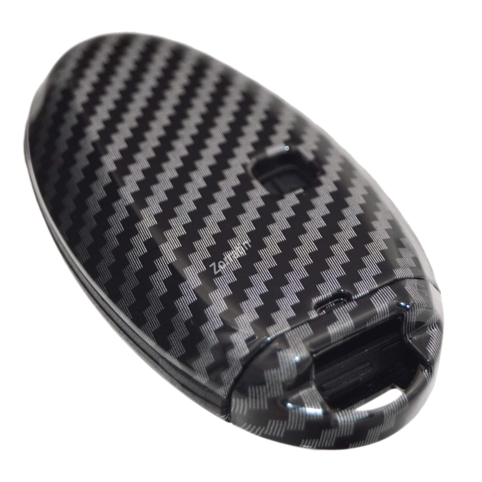 2-Layers Hybrid Carbon Key Fob Cover Case Protector for Nissan Titan Frontier SL Pro-4X Armada Rogue Maxima Altima Sentra Patrol Pathfinder GTR Z Performance
