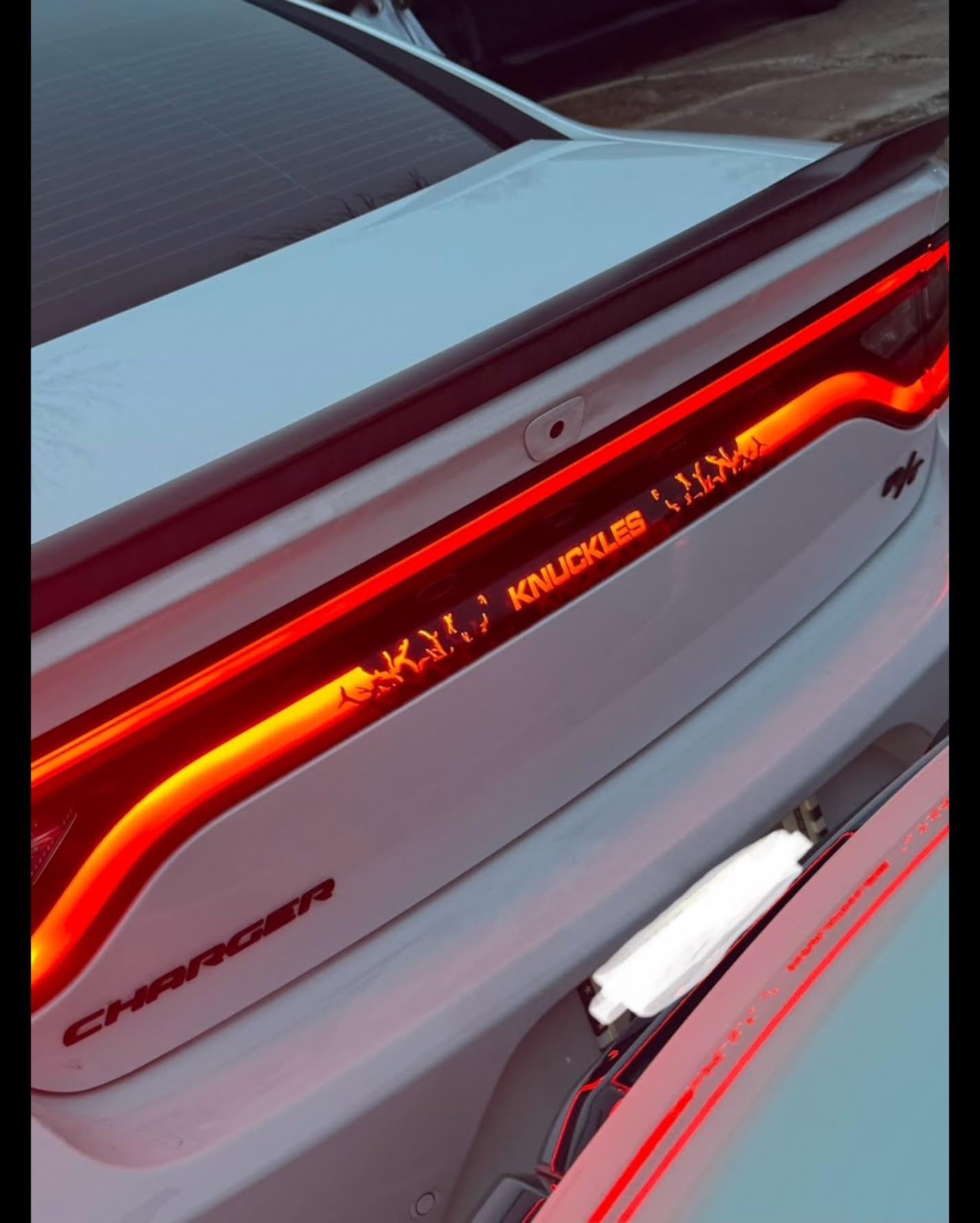 Your Custom Text Made To Fit Tail Lamp Of Dodge Charger Accent Decal For 2015 2016 2017 2018 2019 2020 2021 2022 Models