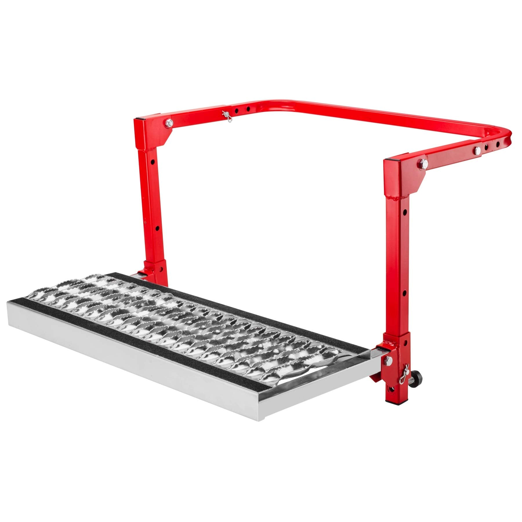 Powerbuilt Tire Step For Truck, Suv, Semi, Heavy Duty 300 Lb. Capacity, Non-Slip Cheese Grater Steel Surface, Adjusts To Fit Any