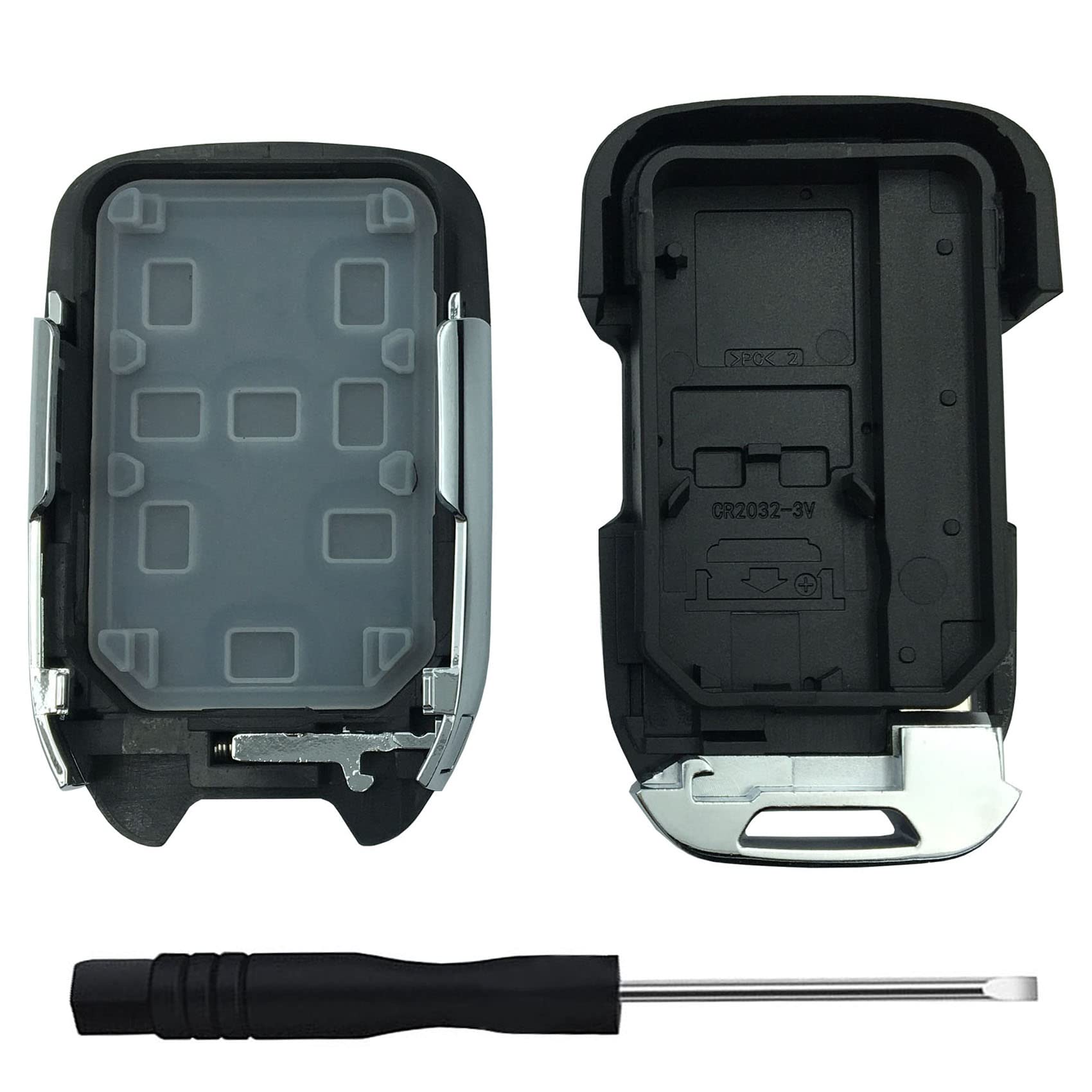 Replacement Keyless Entry Remote Key Fob Shell Case For 2014 2015 2016 2017 Chevy Suburban Tahoe Gmc Yukon Car Key Fob Cover (6