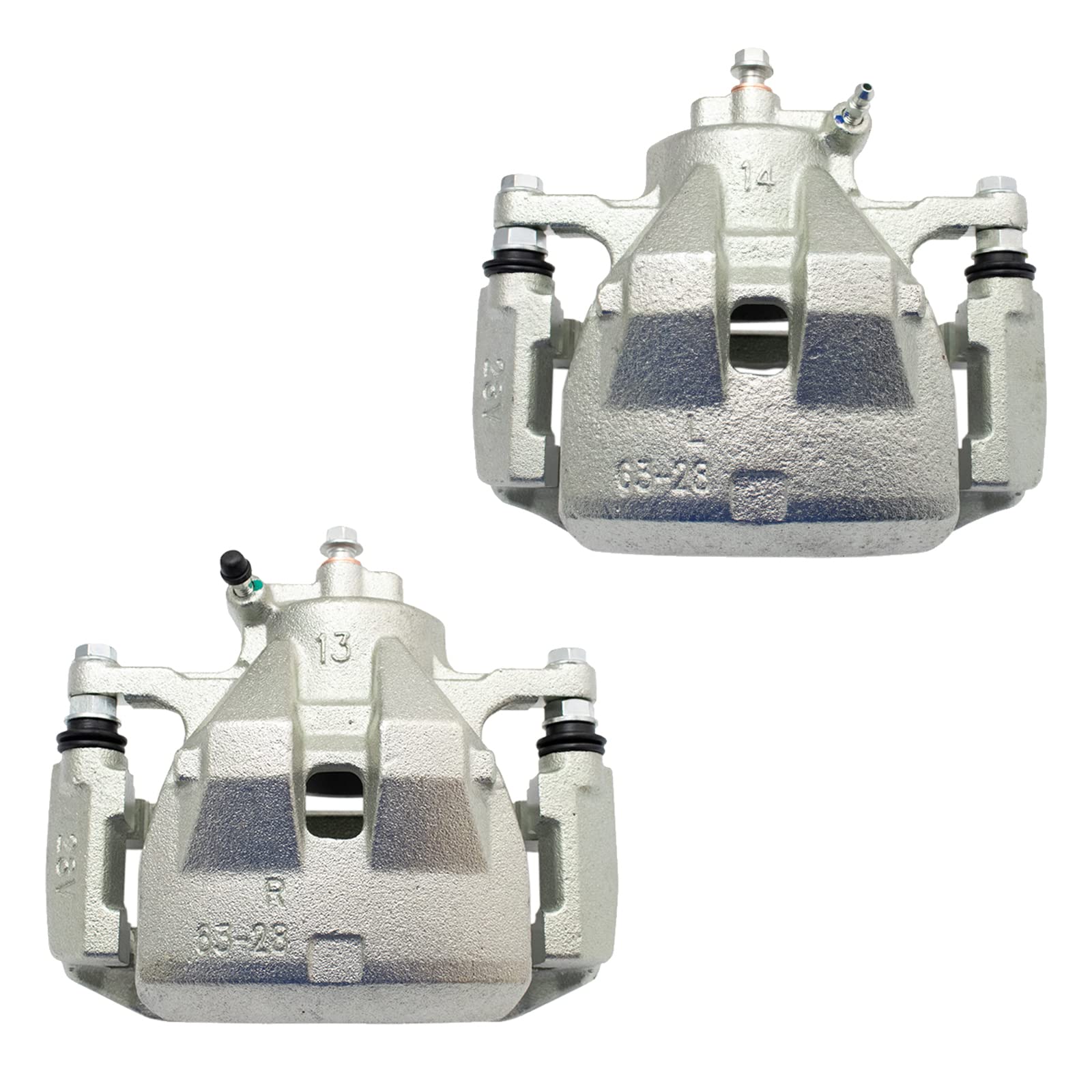 Trq Front Brake Caliper Set Compatible With 2007-2018 Lexus Es350 2008-2018 Toyota Avalon 2007-2017 Camry