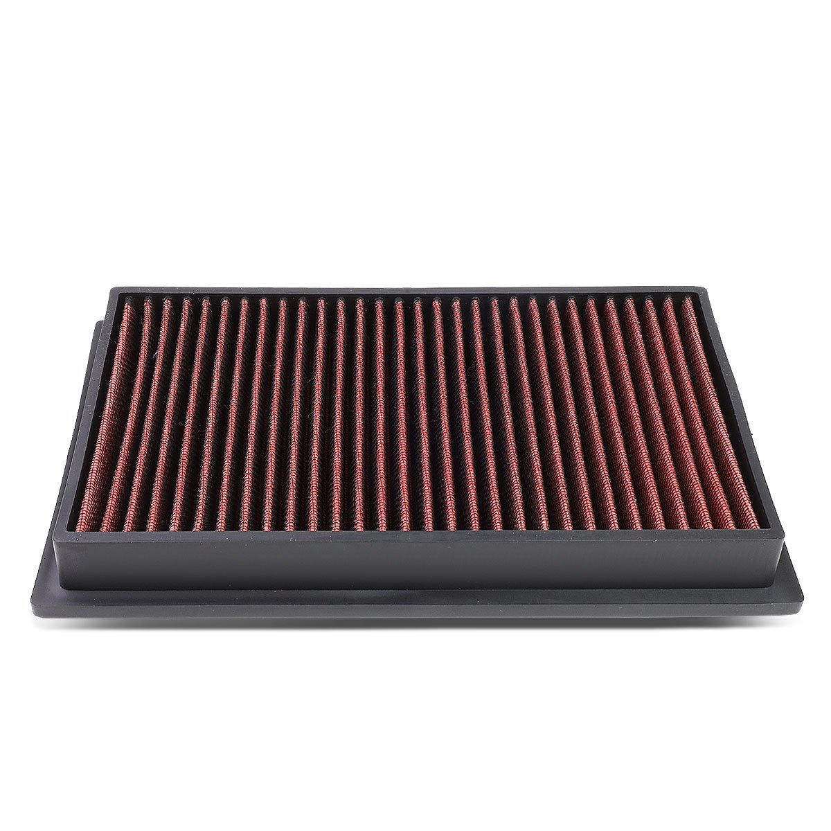 Dna Motoring Afpn-110-Rd Clean Air Washable Drop In Panel Air Filter Enhance Engine Performance Power & Acceleration Improve [Co