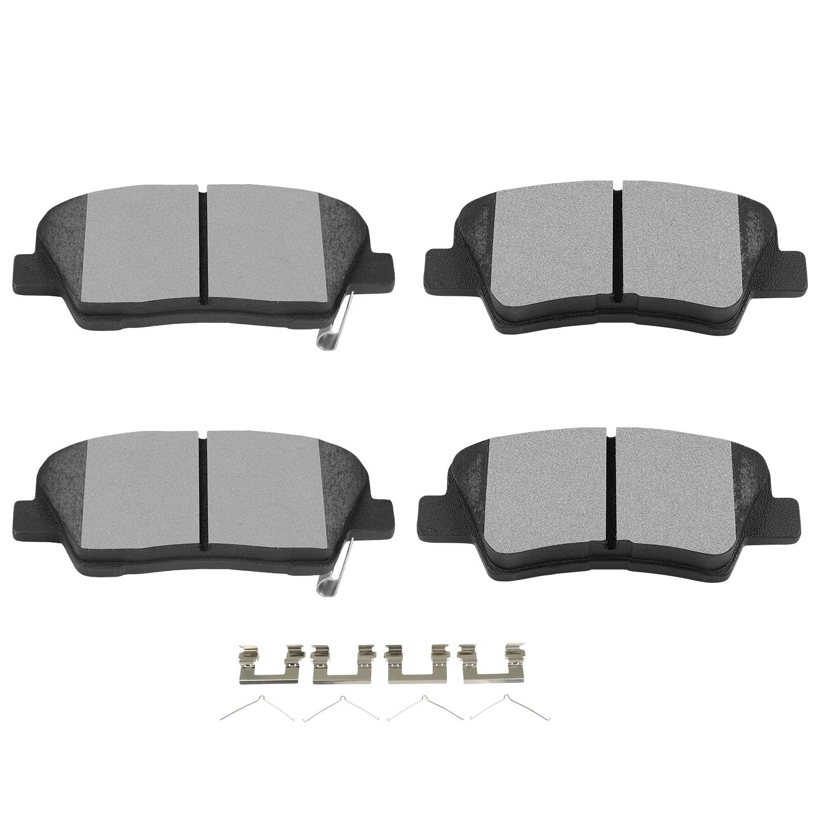 Scitoo Rear Disc Brake Pad Set 4Pcs W/Hardware Fit For Hyundai 2016 2017 2018 2019 2020 2021 2022 2023,For Kia 2014 2015 2016 20