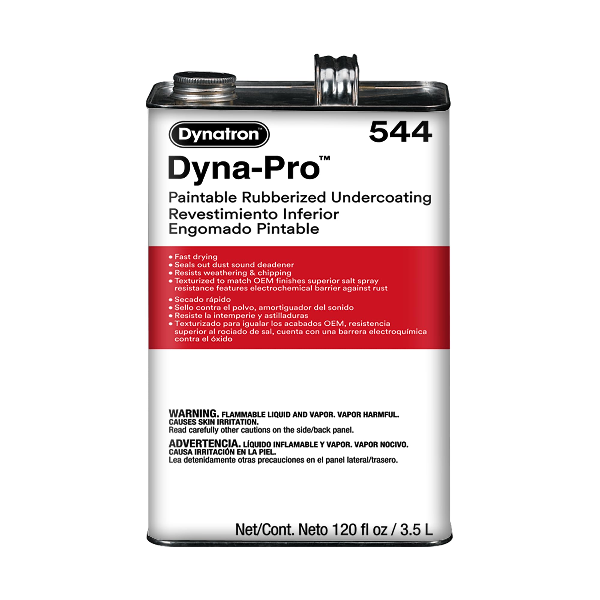3M Dynatron Dyna-Pro Paintable Rubberized Undercoating, 544, 1 Gallon, 120 fl Ounces