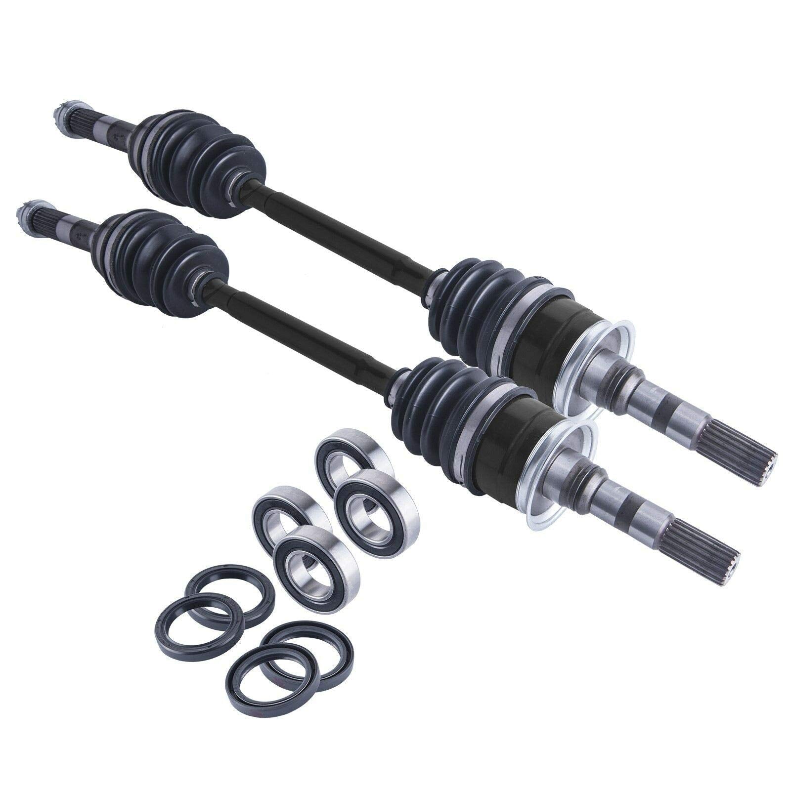 East Lake Axle front cv axles wheel bearings & seals set for Kawasaki Mule 2510/3010/4010 1998-2025