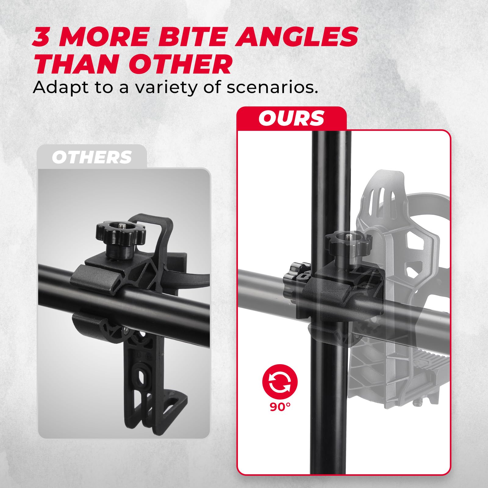 Kemimoto Atv Cup Holder, Upgraded Motorcycle Drink Holder Handlebar, Water Bottle Holder Mount With 0.6   -1.56    Metal Clamp F