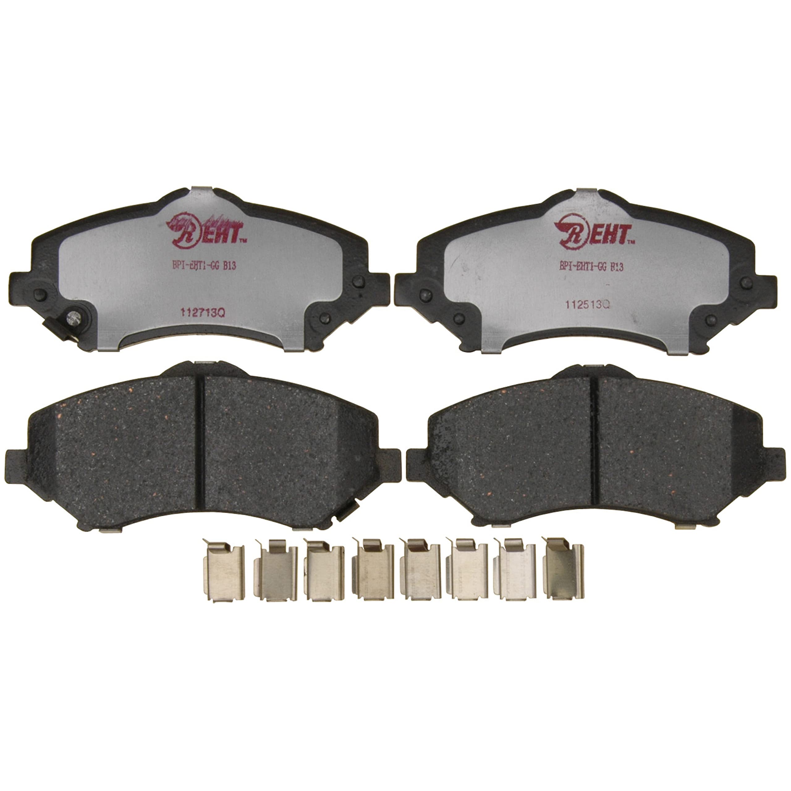 Raybestos Element3 Eht™ Replacement Front Brake Pad Set For Select Jeep Wrangler/Liberty, Chrysler Town&Country, Dodge Grand Caravan/Journey/Nitro Model Years (Eht1273H)