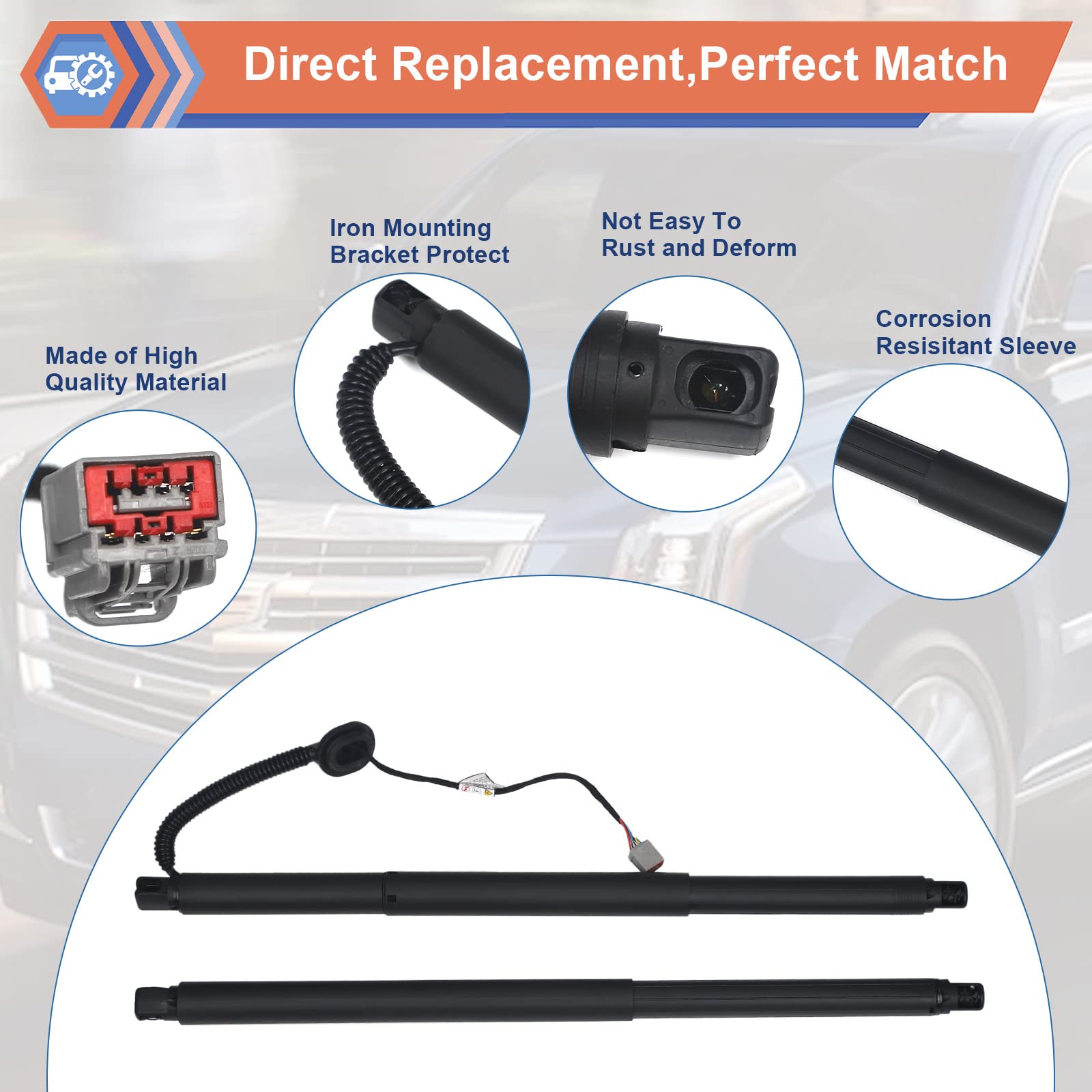 Rear Tailgate Power Lift Support Shock Strut Compatible with Chevy GMC Cadillac Vehicle 2015-2020 Suburban Tahoe Yukon, 2015-201