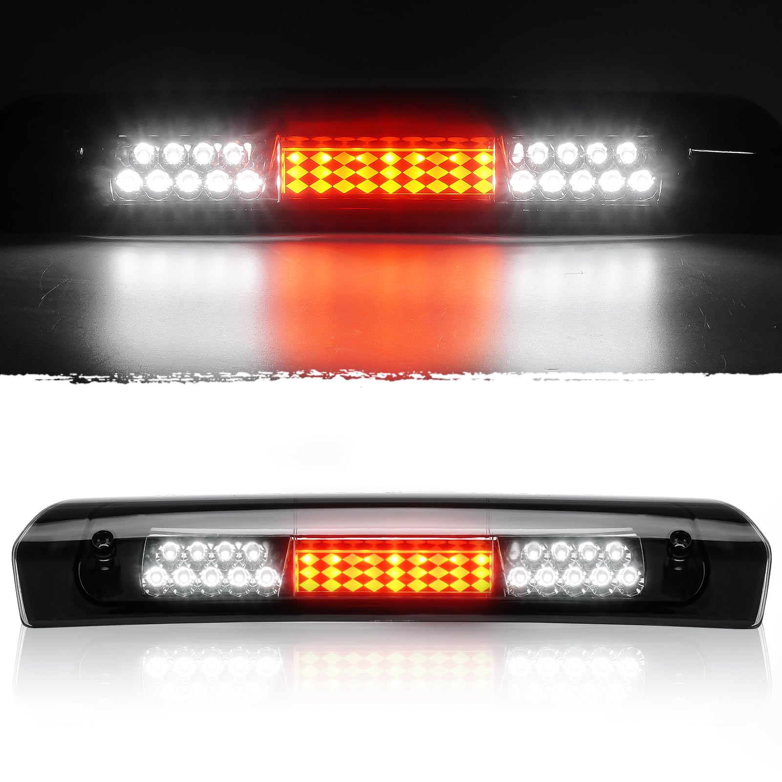 Tresound Led Third Brake Cargo Light For 2002-2008 Dodge Ram 1500, 2003-2009 Dodge Ram 2500 3500, Third Center High Mount Stop L