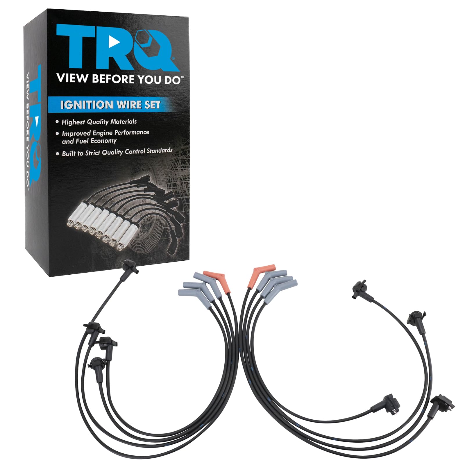 Trq Spark Plug Wire Set Compatible With 1996-1997 Ford Explorer 1997 Mercury Mountaineer