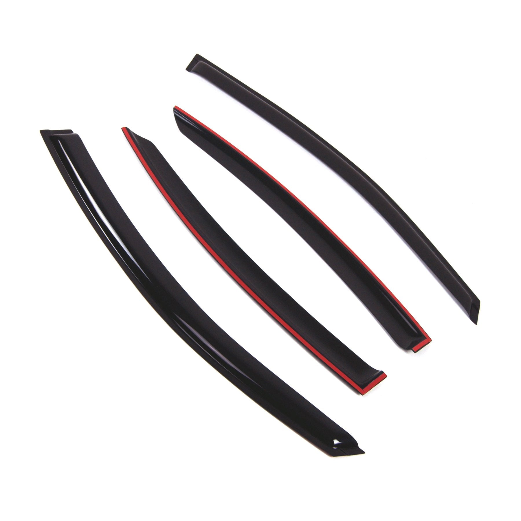 Tuningpros Outside Mount Window Vent Visors Rain Guards Compatible With Subaru Legacy Sedan 2015-2016 | Side Window Wind Deflect