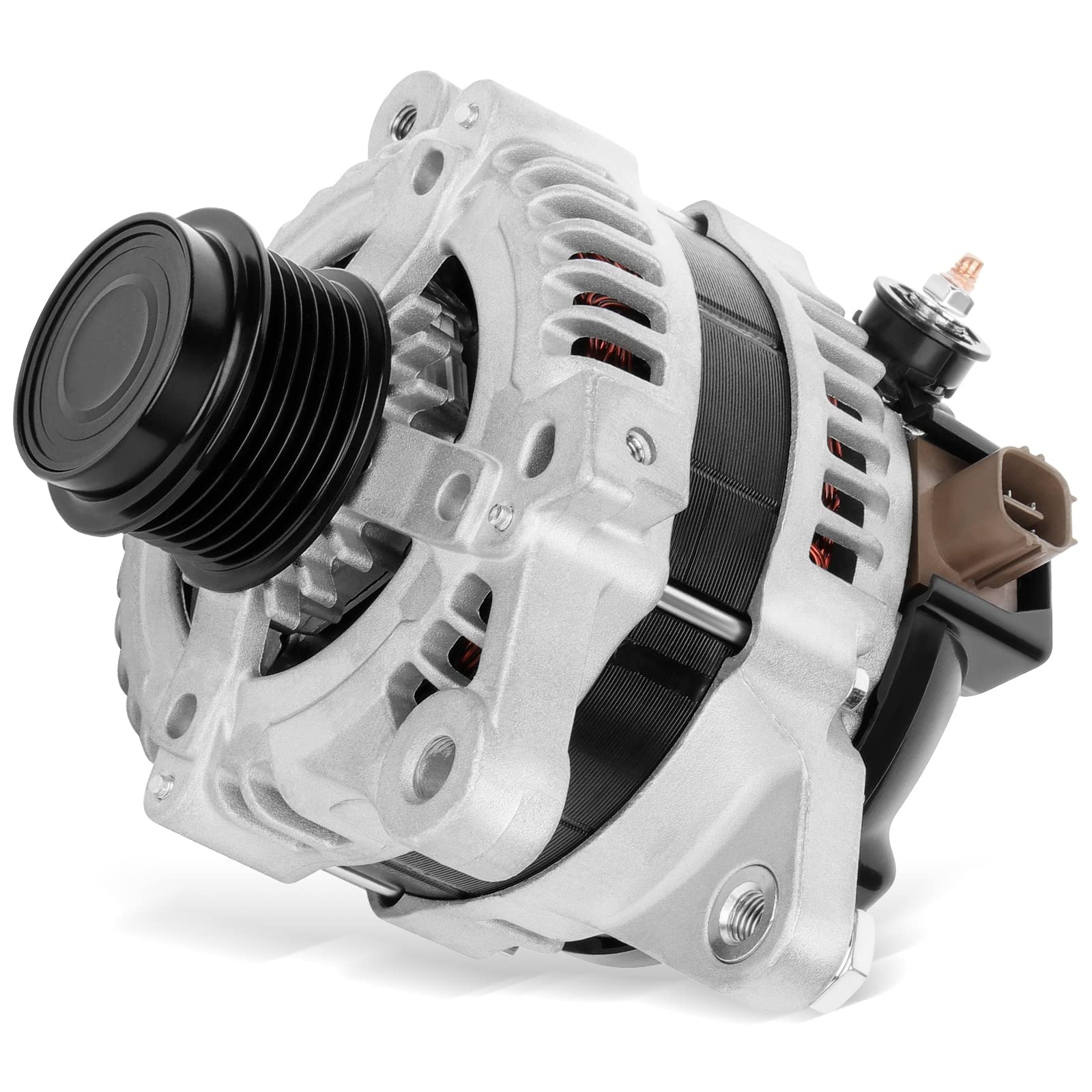 L4 1.8L New Astou Alternator Compatible With For Toyota Corolla Alternator 2009 2010 2011 2012 2013 Matrix Alternator 2009 2010 For Pontiac Vibe Alternator 2009 2010 Replace# 11385 11577 27060-0T041