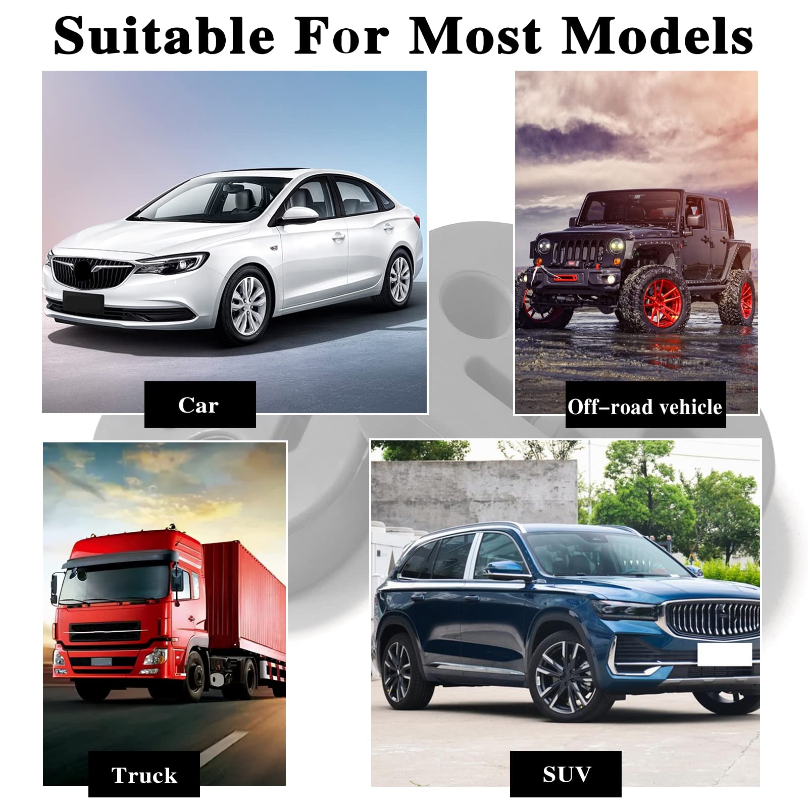 2Pcs Exhaust Hanger Rubber 2 Holes Adjustable Insulator Bushing Rubber Insulator High Density & Anti-Corrosion Rubber Universal