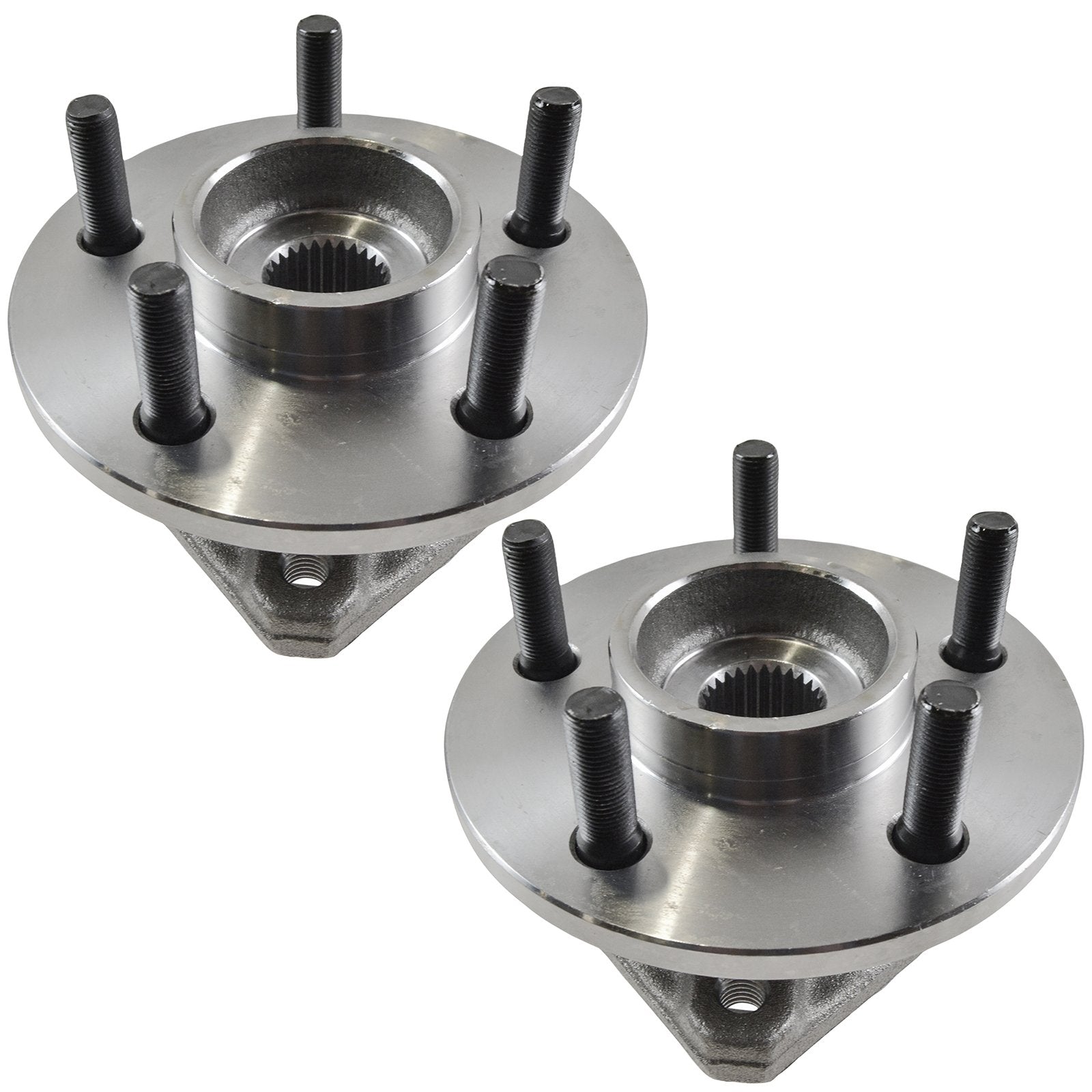 Trq Front Wheel Hub Bearings Assembly Set Compatible With 1999-2001 Jeep Cherokee 1999-2006 Wrangler