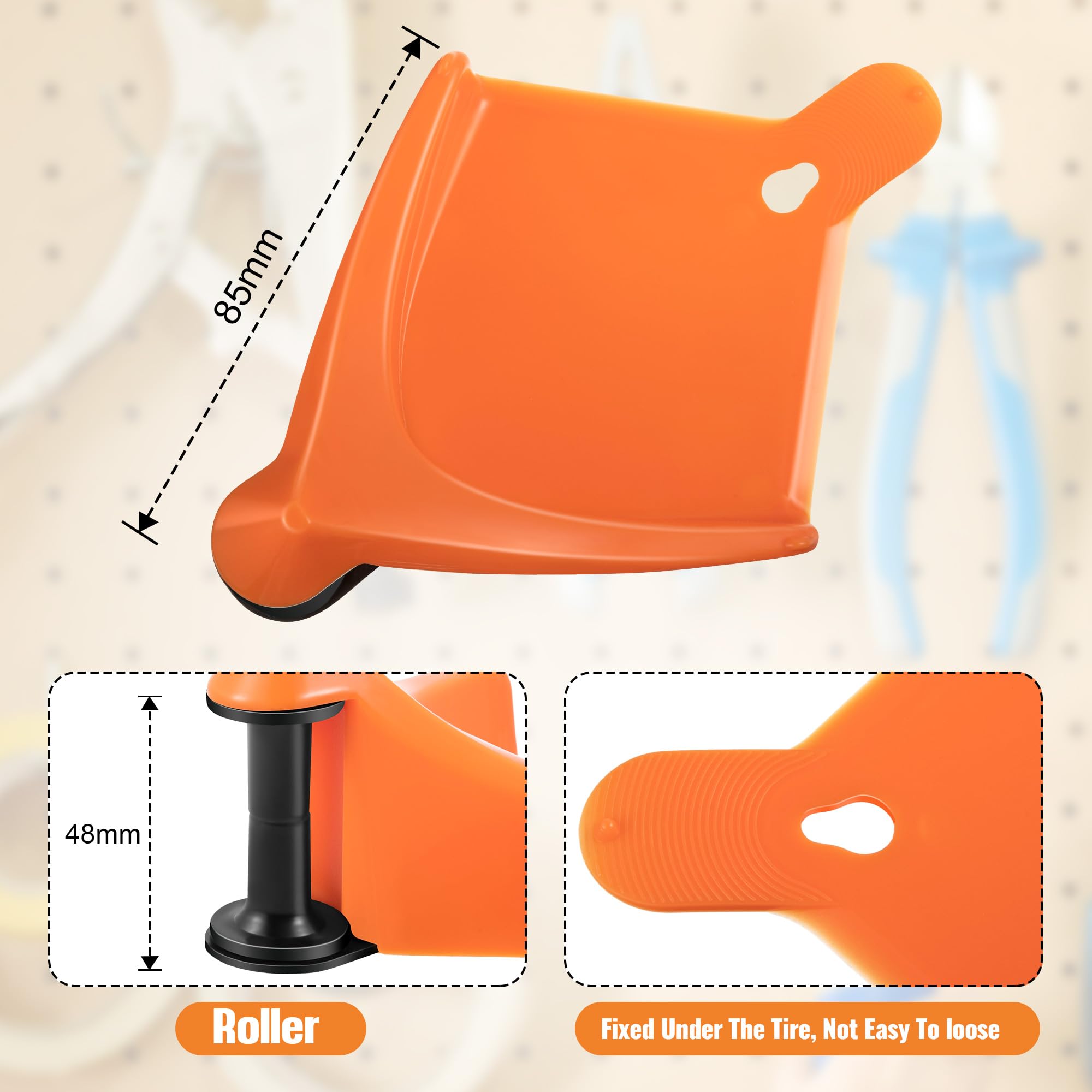 4 Pcs Car Hose Guide, Tire Hose Roller For Car Washing, Detailing Tire Hose Guide Preventing Pressure Washer Hose Stuck Under Th