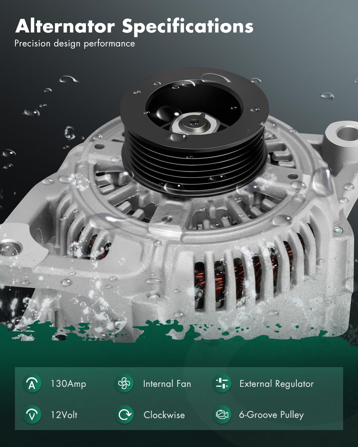 SCITOO Alternator Fits for Chrysler for Town & Country 1996-2000, for Voyager 2000,for Dodge for Caravan 1996-2000, for Grand Ca