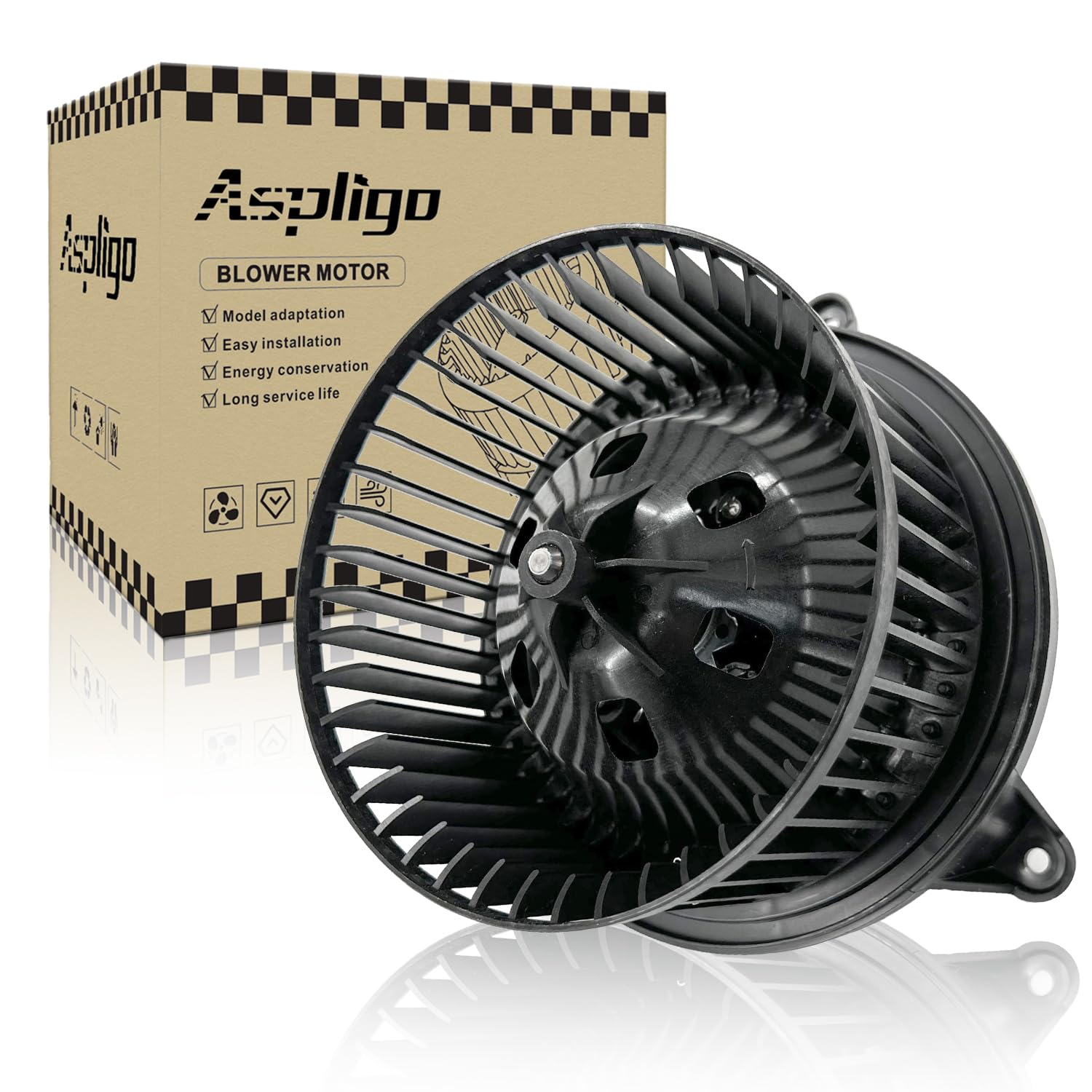 Aspligo 700175 Ac Heater Blower Motor Fan Assembly Fit For Nissan Frontier 2005-2019, Pathfinder 2005-2012,Xterra Replaces 2005-