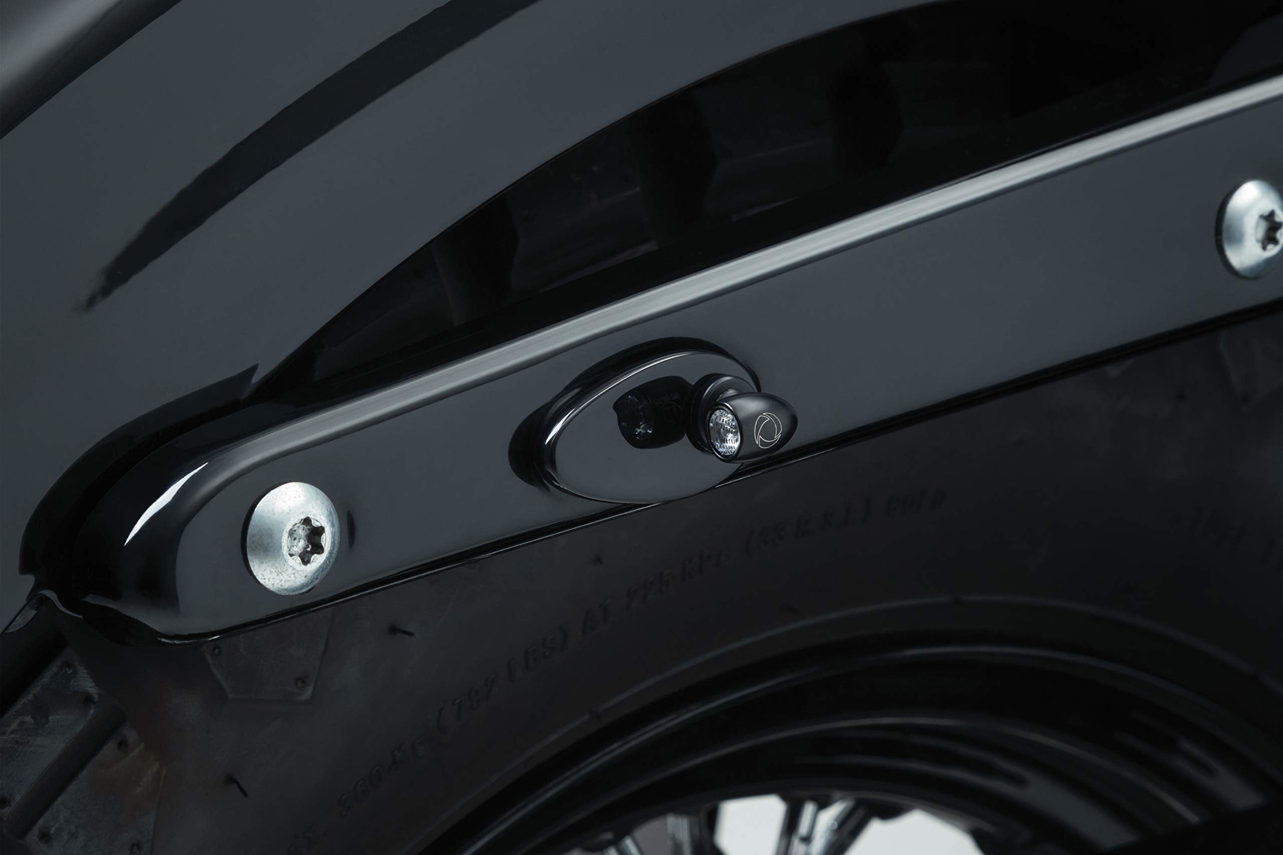 Kuryakyn-2575 Motorcycle Lighting, Red (Clear Lens)