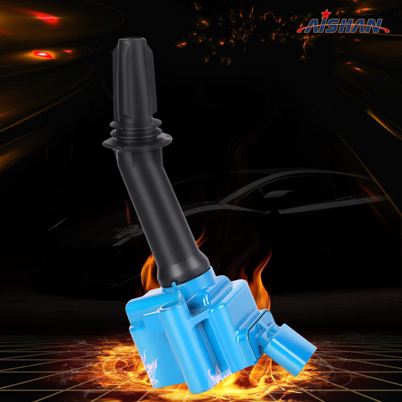 Aishan Set Of 4 Ignition Coil Pack Compatible With Chevy Equinox Malibu Volt 1.5L L4, Buick Encore 1.4L L4,Gmc Terrain 1.5L L4 |