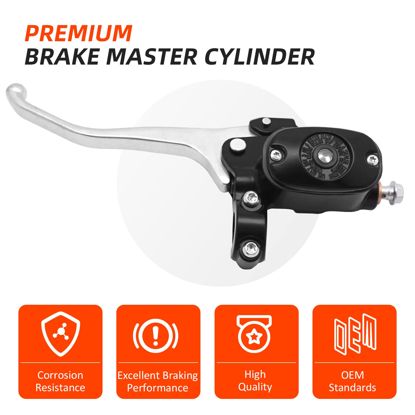 Javik Front Brake Master Cylinder For Polaris Sportsman 300 400 450 500 550 570 700 800 850 1000 Scrambler 850 1000 Hawkeye Etx,Oem# 2203051 2010276 2010440 2010442 2203060