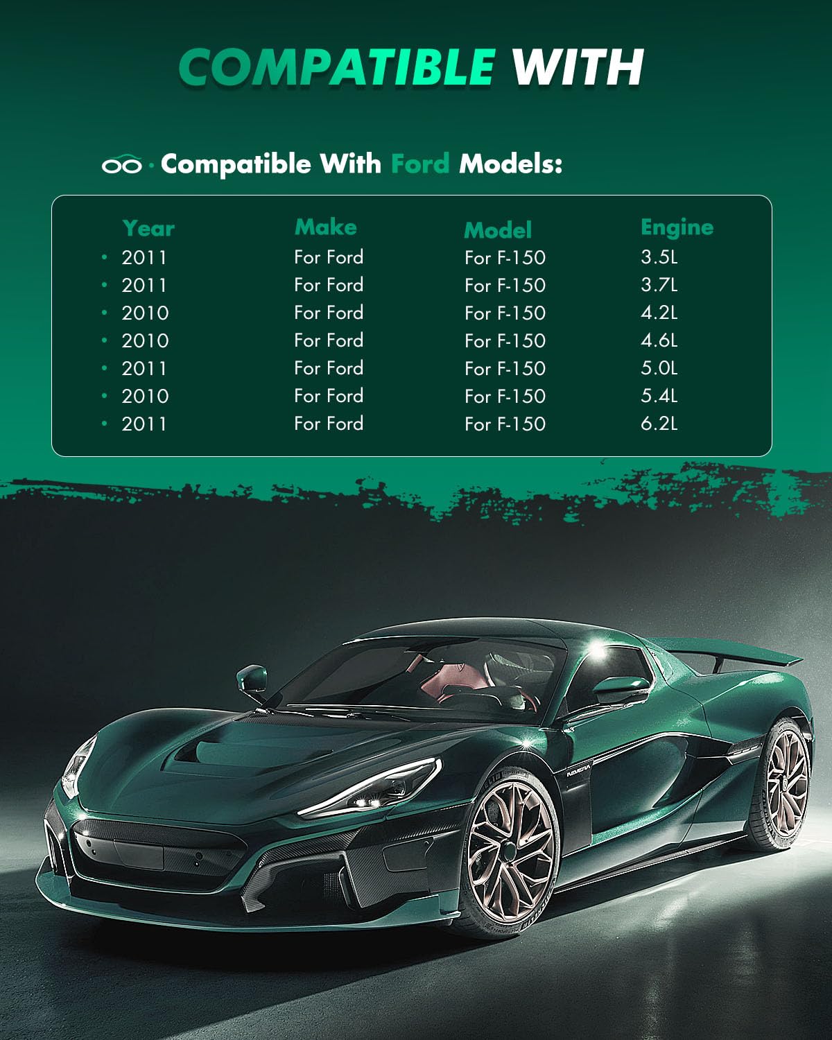 Scitoo D1414 D1012 Front Semi-Metal Rear Ceramic Brake Pads Sets Fit For Ford For F-150 2010-2011