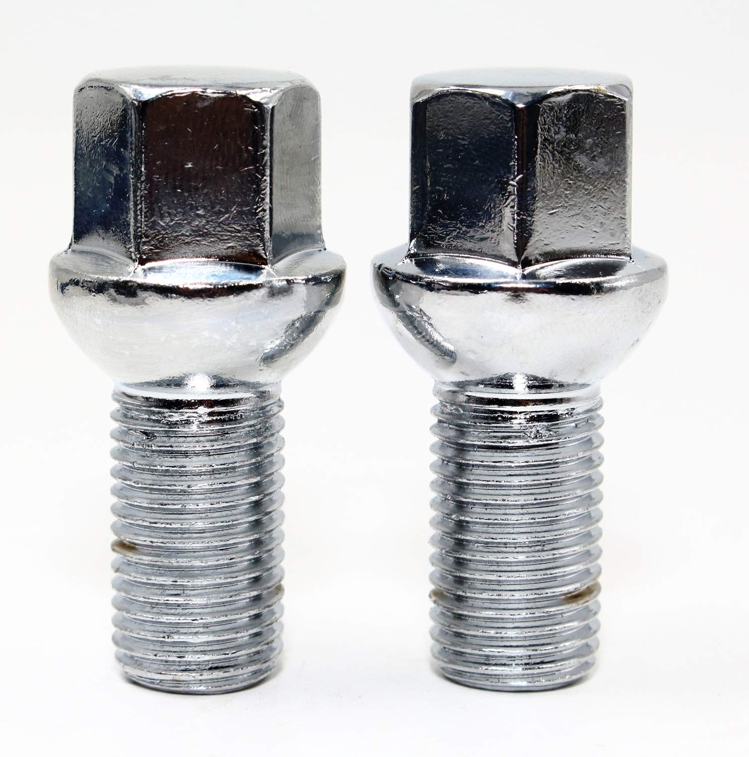 Set Of 20 Veritek 14X1.5Mm Chrome 24Mm Thread Length 17Mm Hex R12 Ball Seat Wheel Lug Bolts For Mercedes C Cls E Slc Class Facto