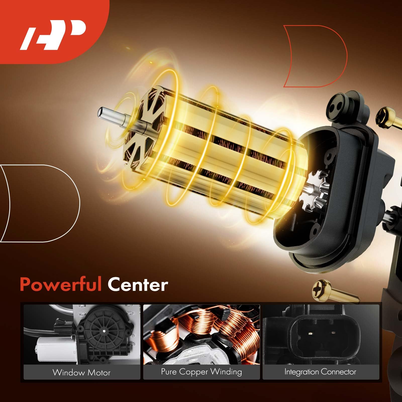 A-Premium Power Electric Window Regulator With Motor Compatible With Freightliner Cascadia Front Left Driver Side