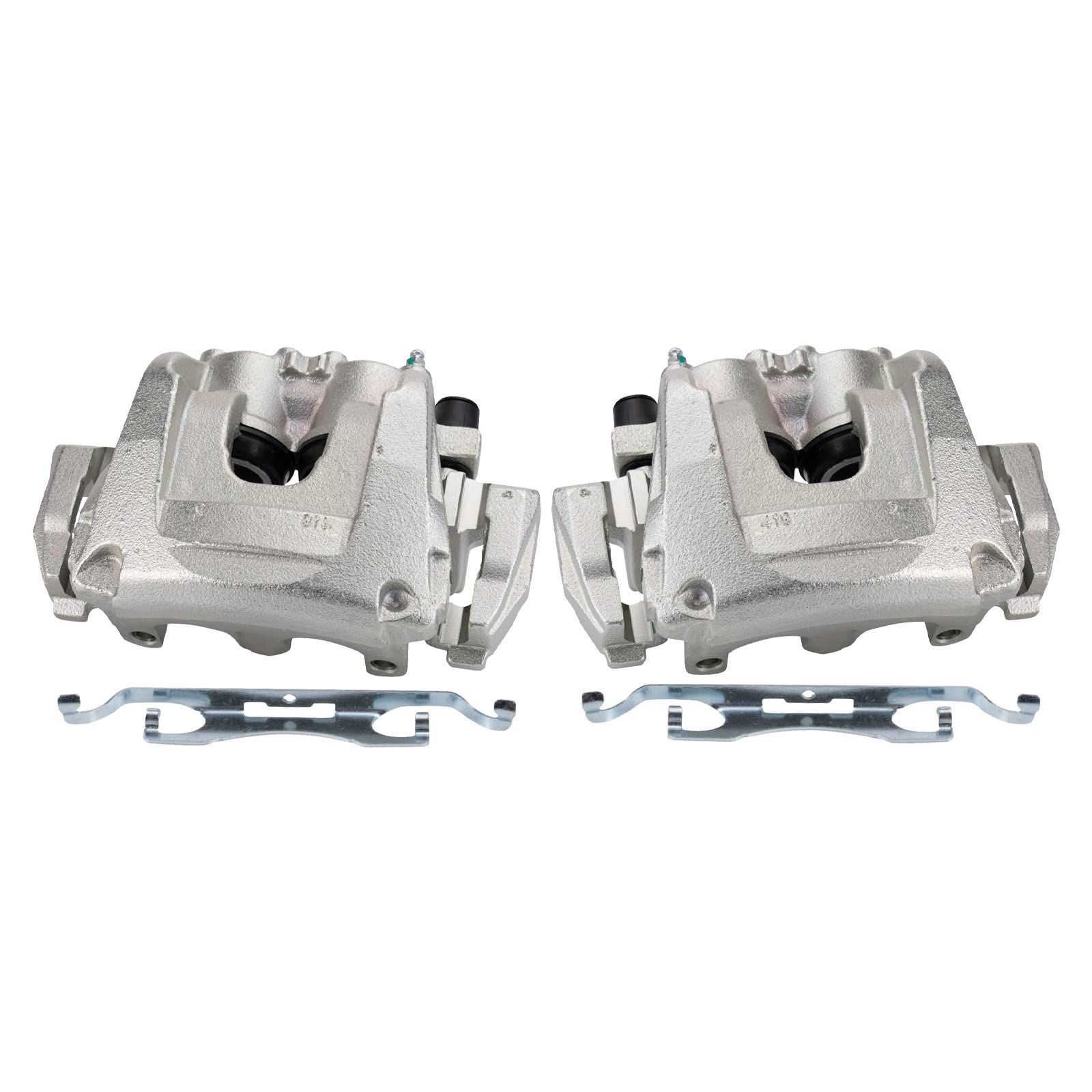 Trq Front Brake Caliper Set Compatible With 2015-2018 Ford Edge